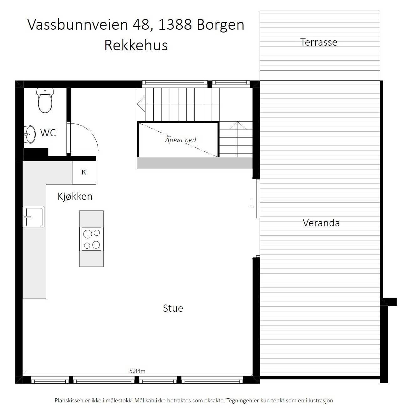 Plantegning 1. etasje. Galleribilde