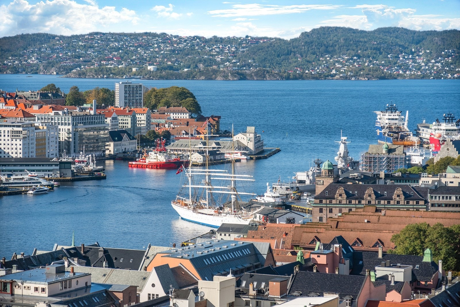 Bryggen i Bergen ligger kun en liten spasertur unna. Galleribilde