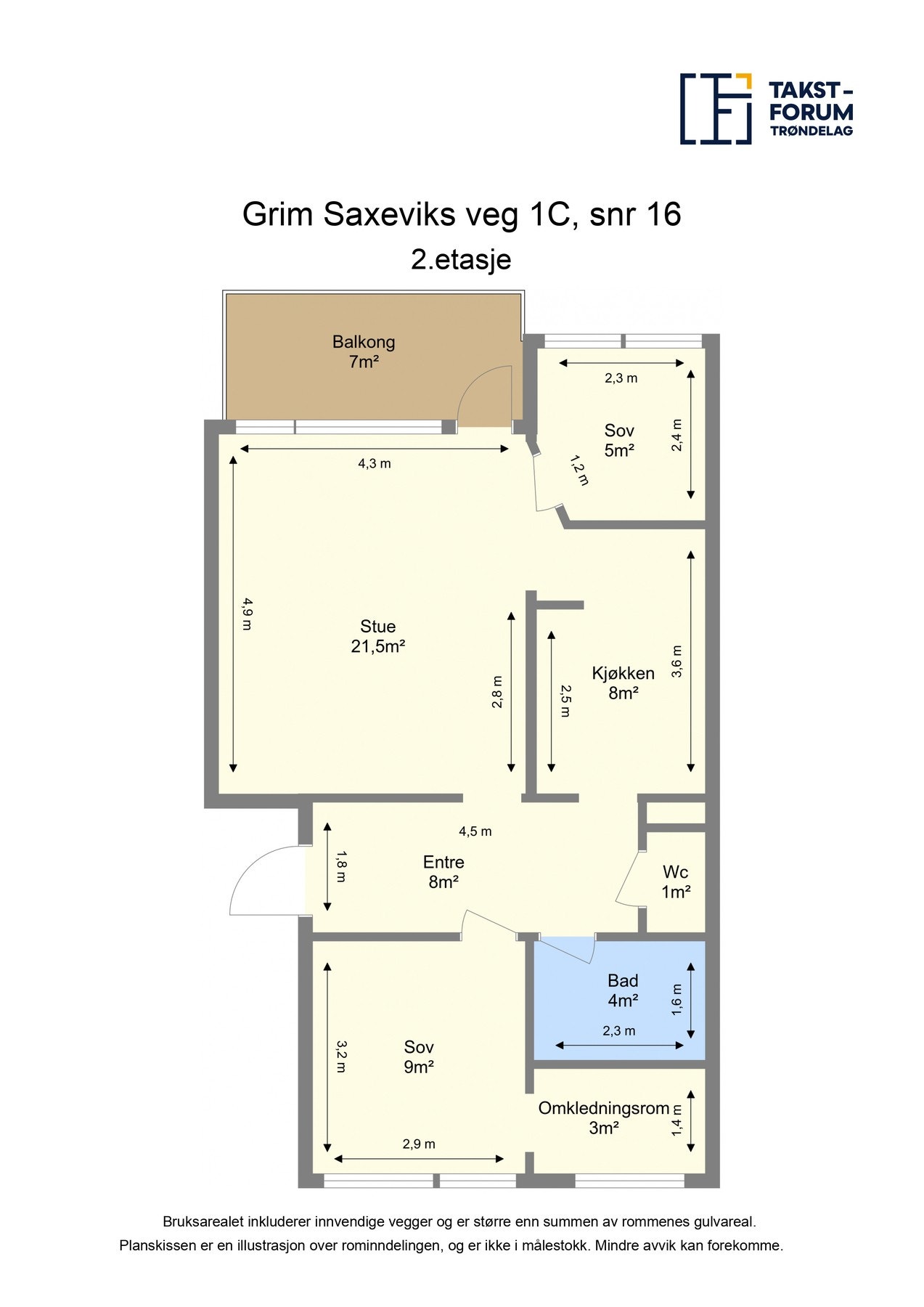 Plantegning Galleribilde
