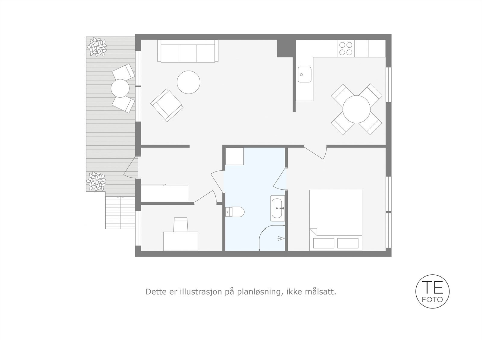Plantegning Galleribilde