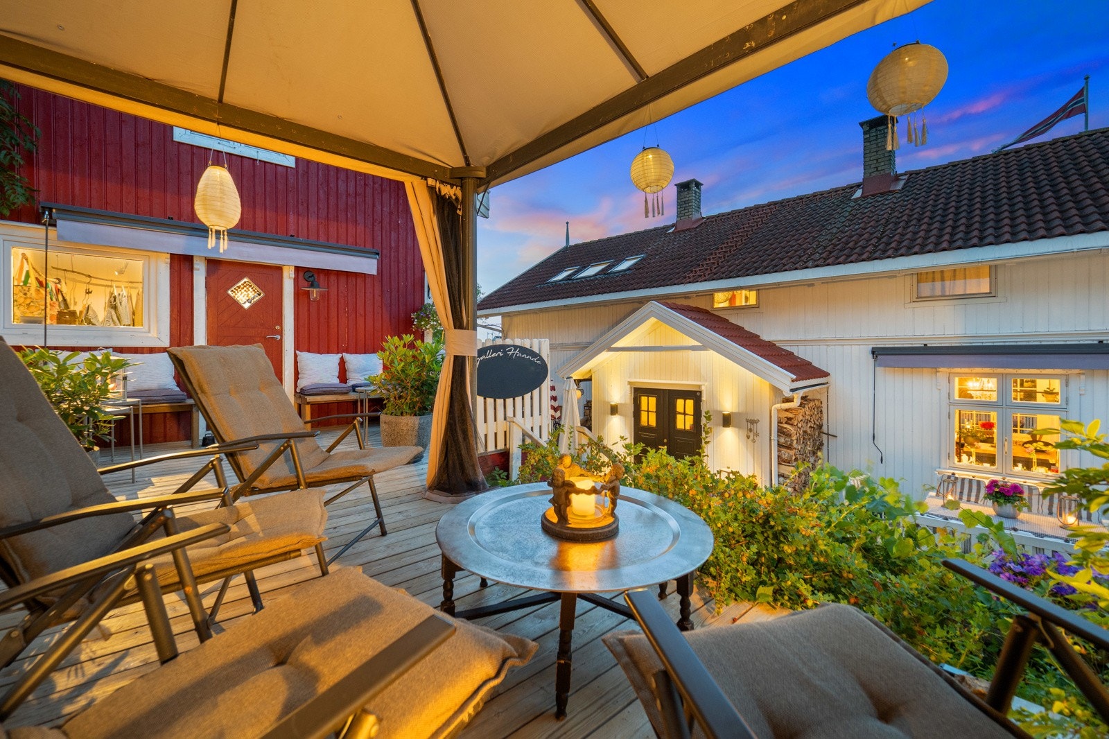 Stemningsbilde kveld Galleribilde