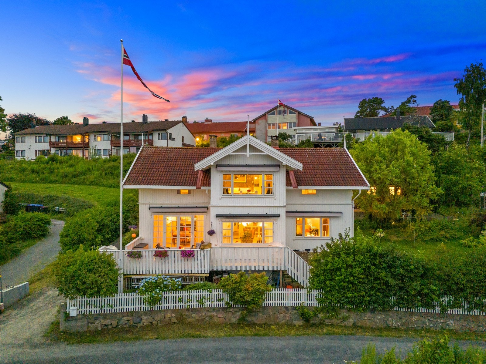 Stemningsbilde kveld Galleribilde