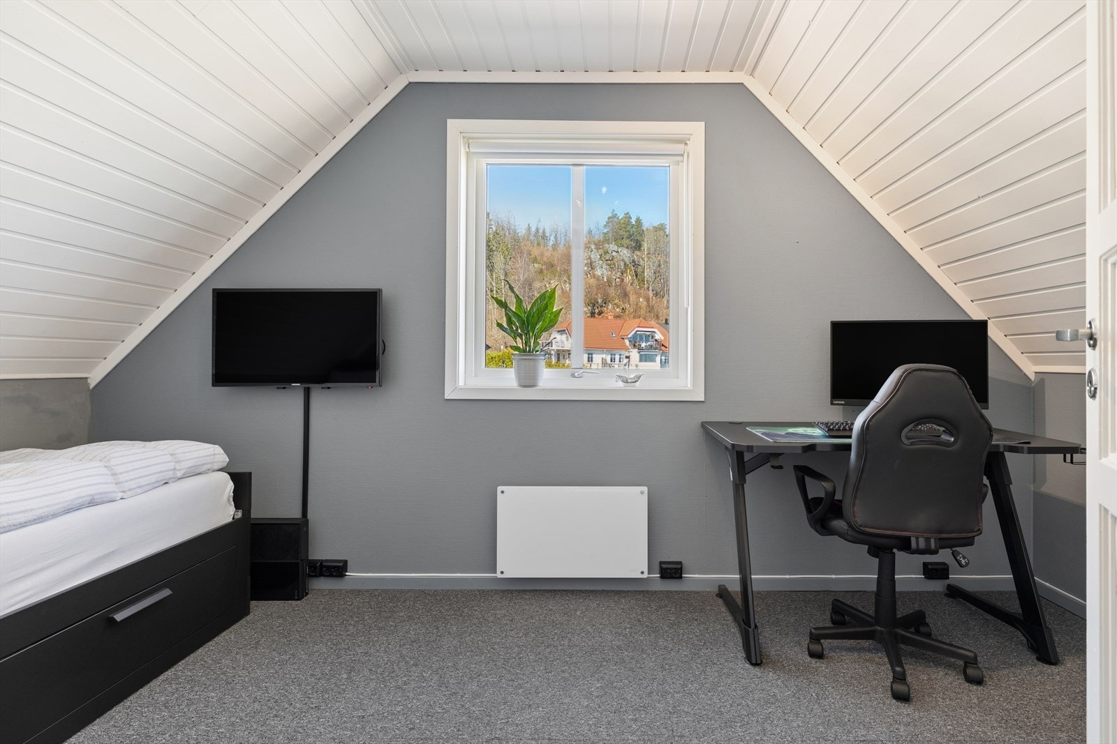 Soverom 4 egner seg godt som barnerom, gjesterom eller kontor. Galleribilde