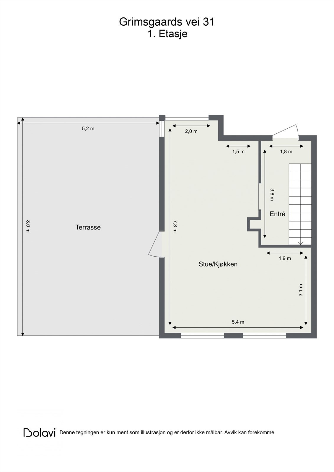 Plantegning, 1.etg Galleribilde