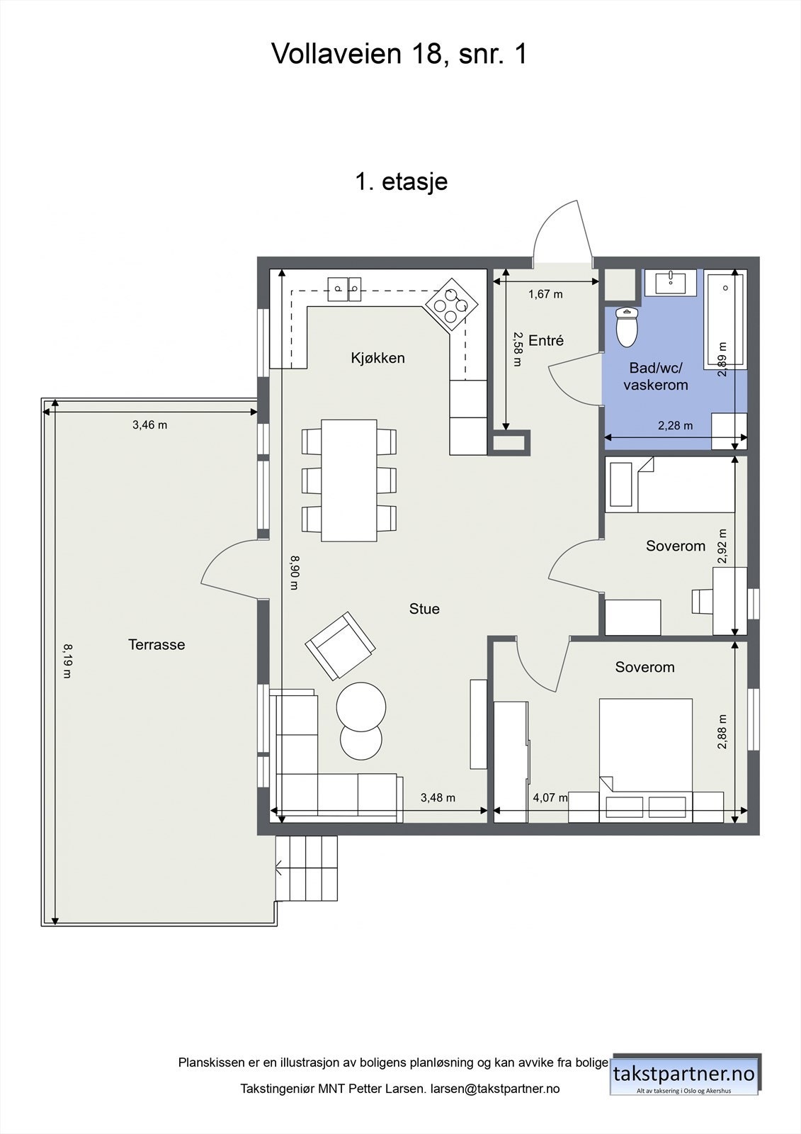 Planskisse 2D Galleribilde