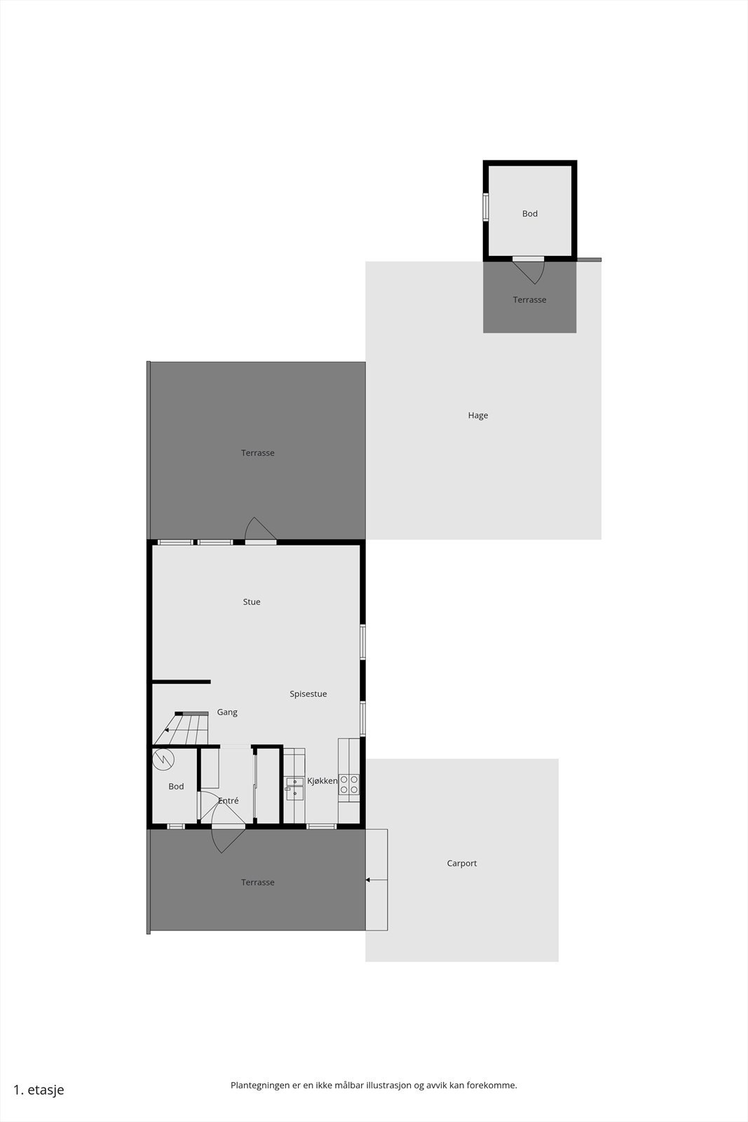 Plantegning Galleribilde