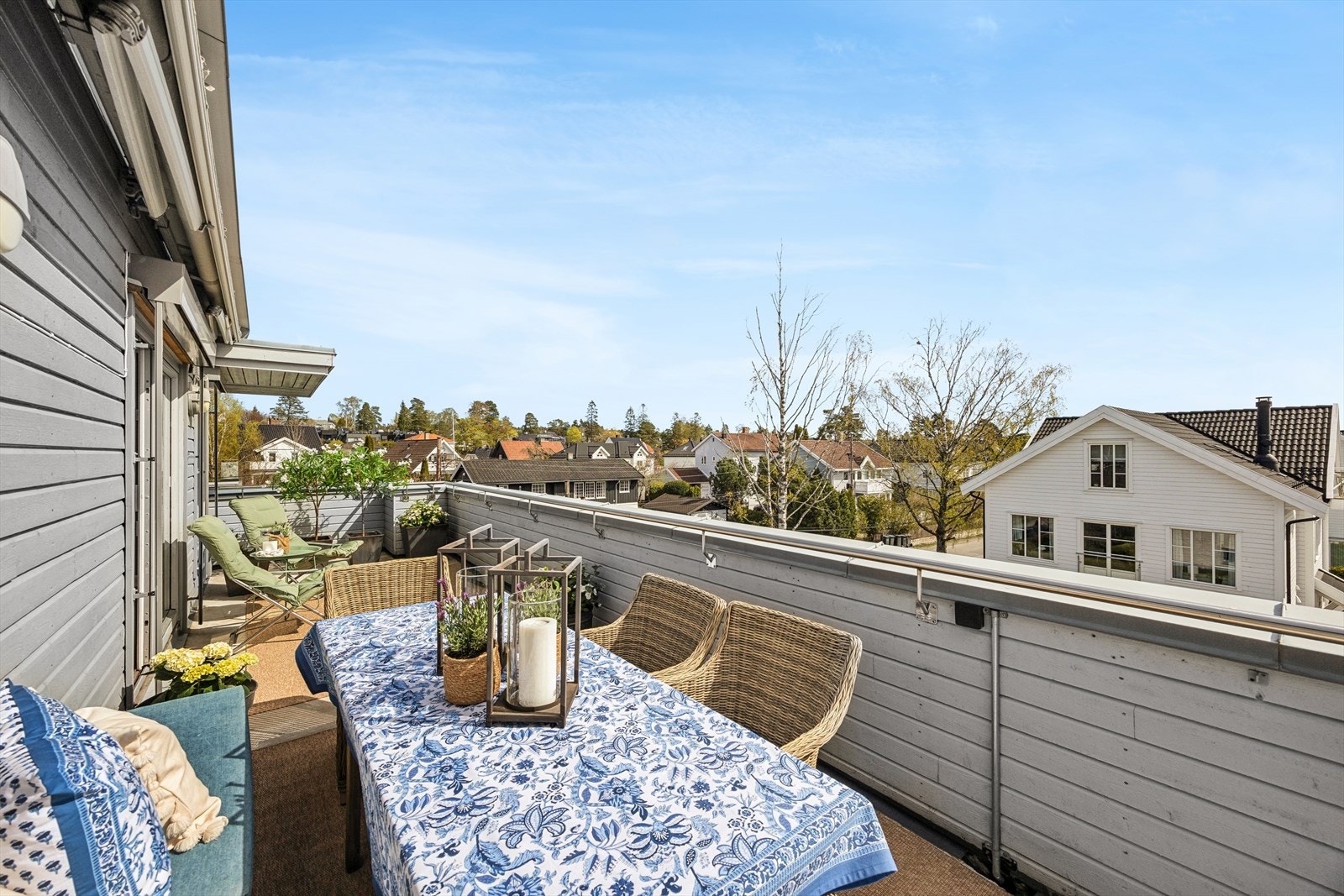 Terrasse på 48 m². Galleribilde