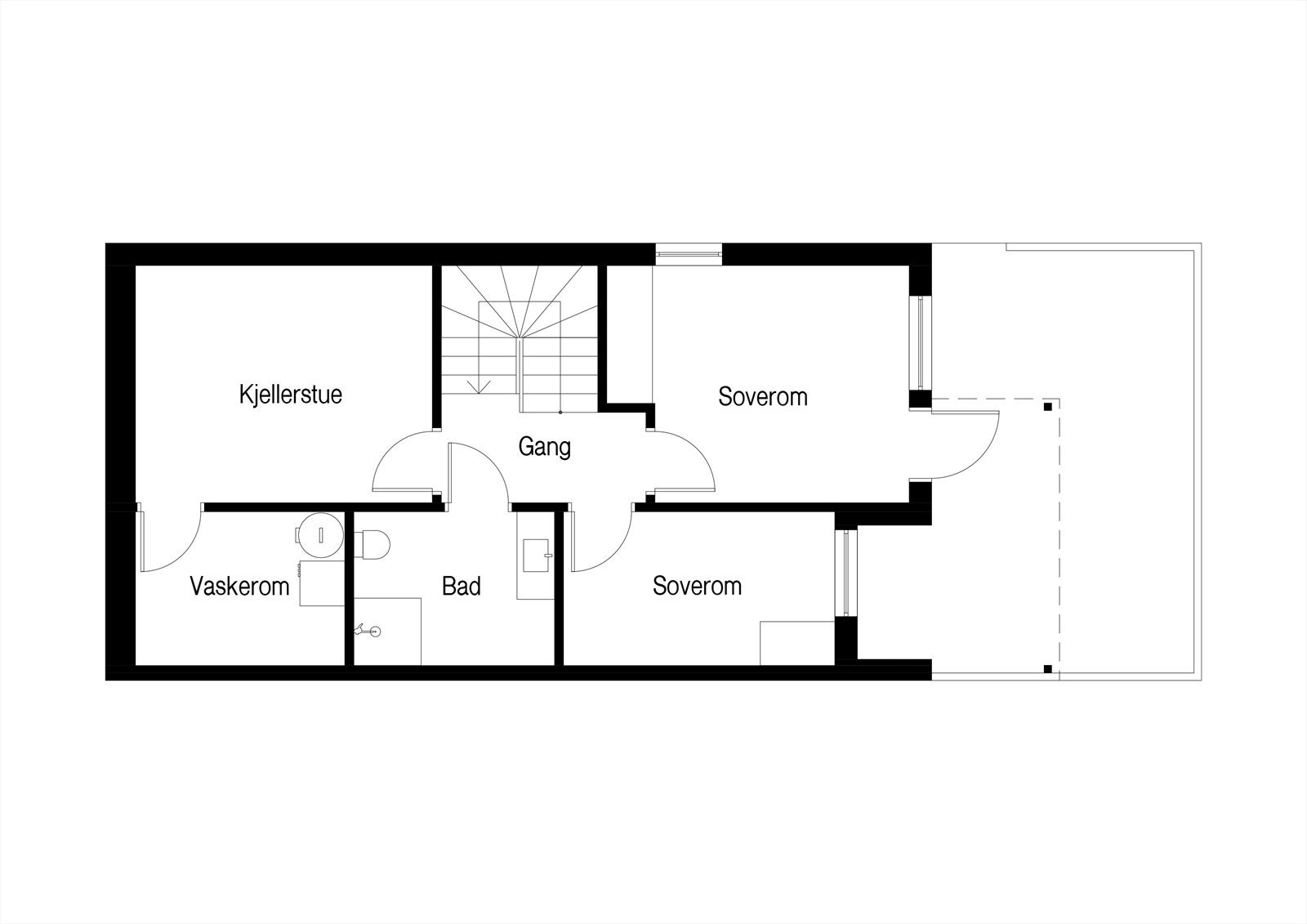 Plantegning U.etg Galleribilde