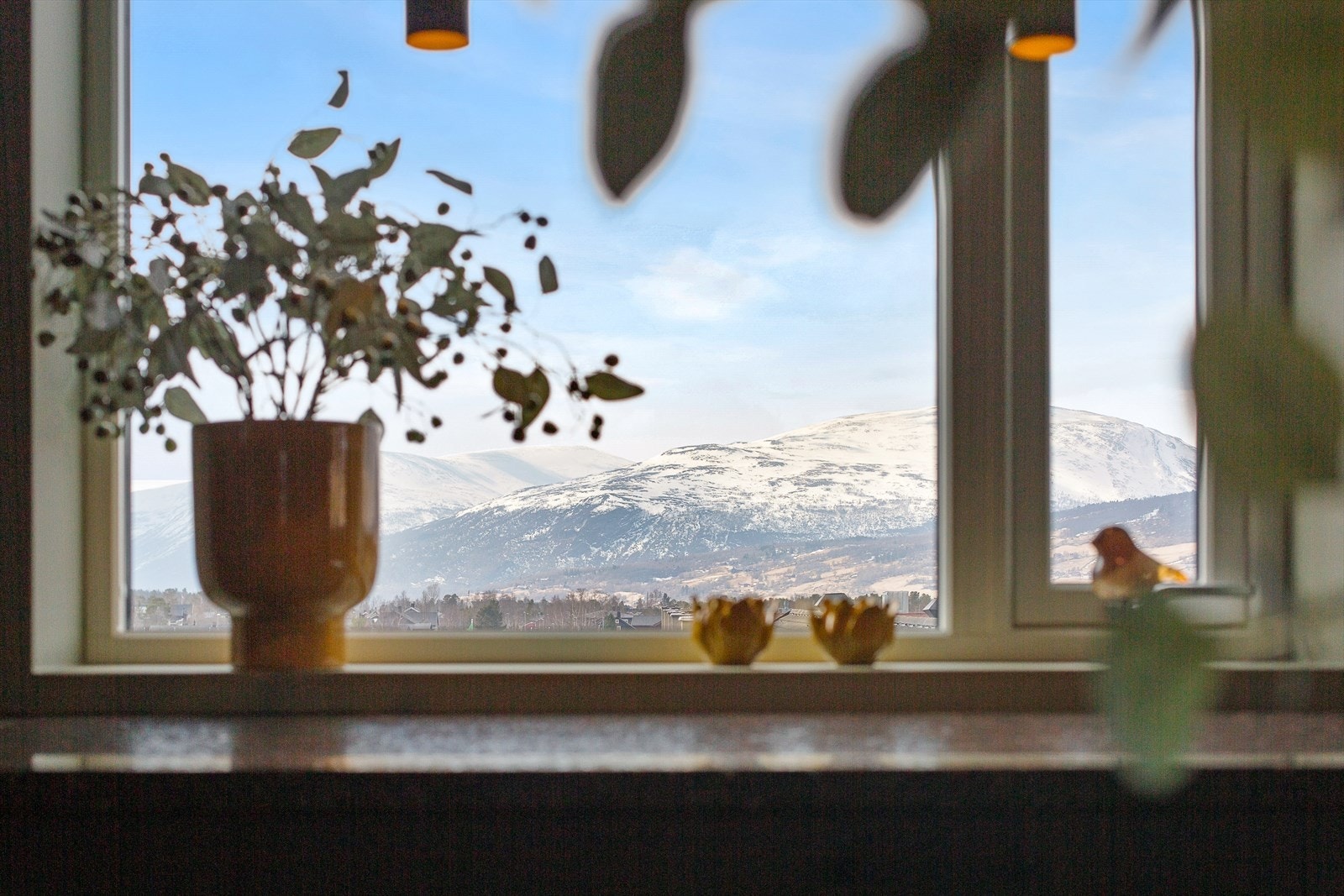 Alle vinduer i leiligheten er utstyrt med screens (solskjerming) Galleribilde