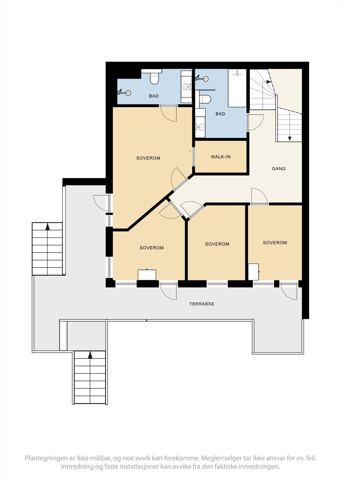 Plantegning 2.etasje Galleribilde