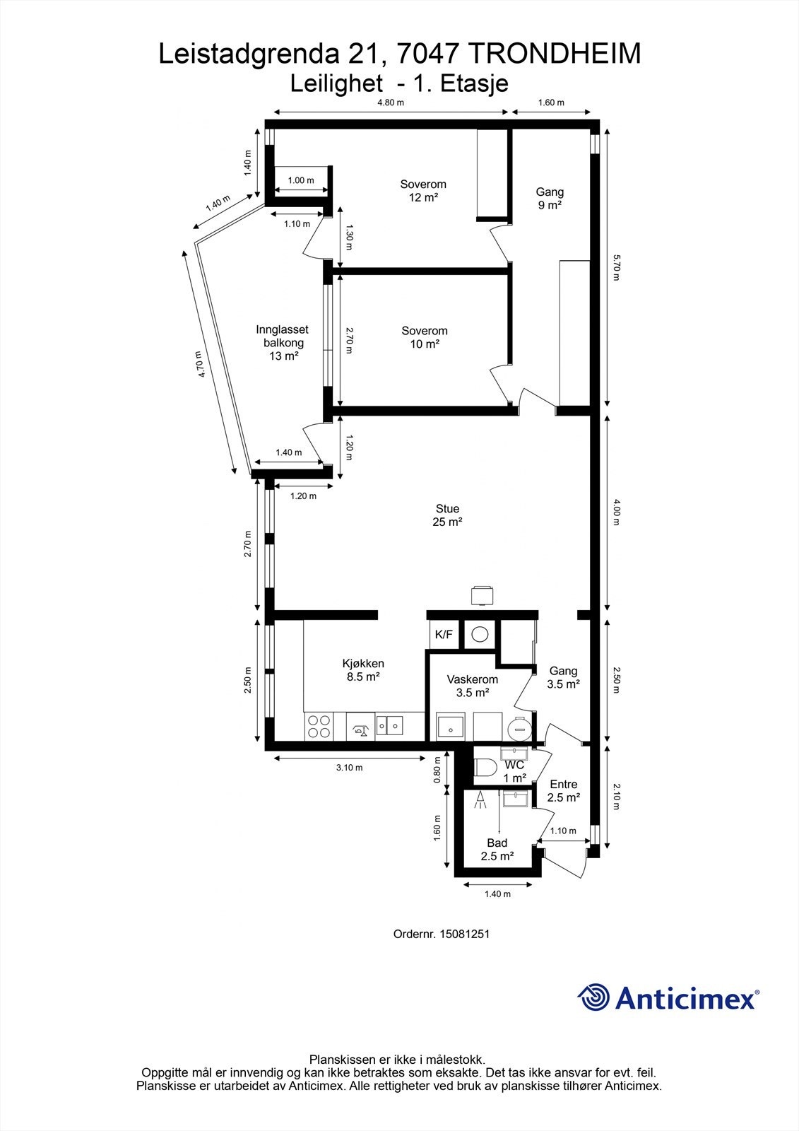 Planskisse. Galleribilde