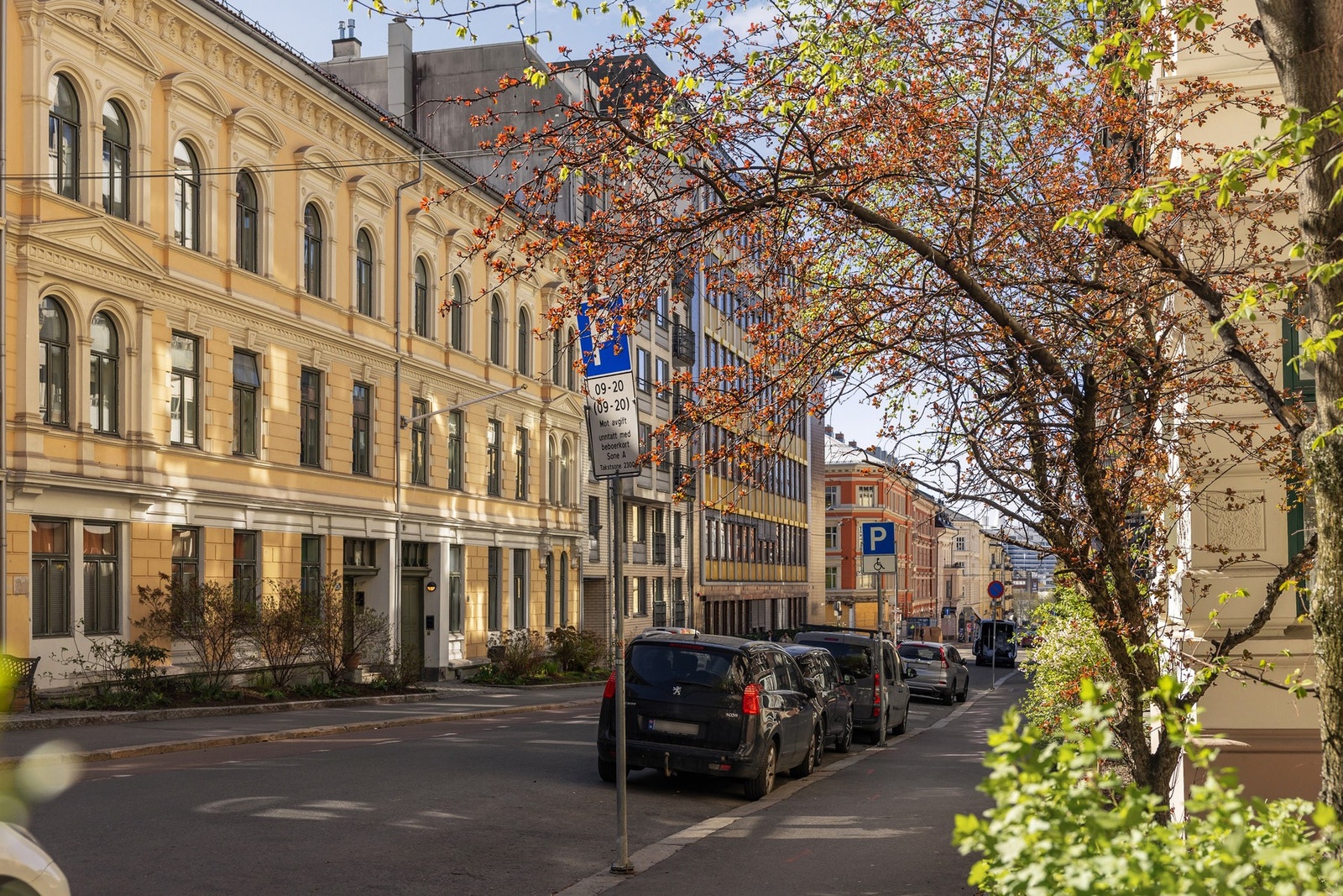 Huitfeldts gate ligger i et meget attraktivt, sentrumsnært og etablert boligområde på Frogner/Vika. Galleribilde