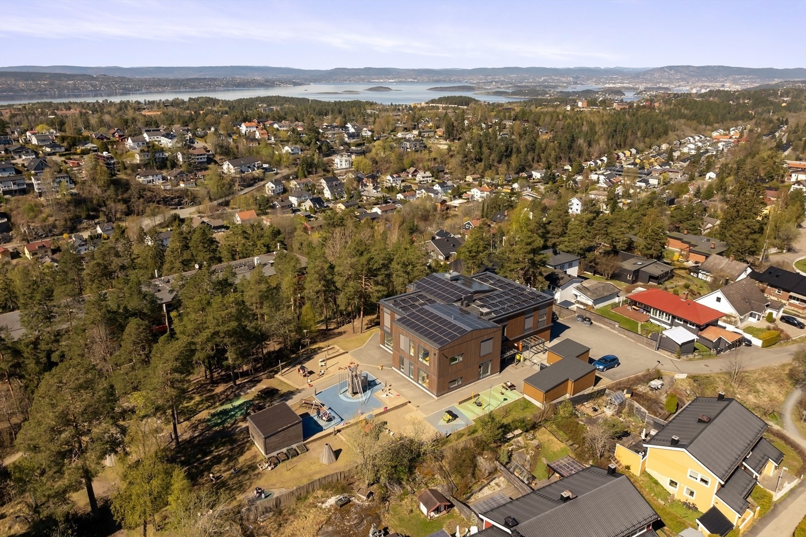Kort vei til skoler og barnehager. Galleribilde