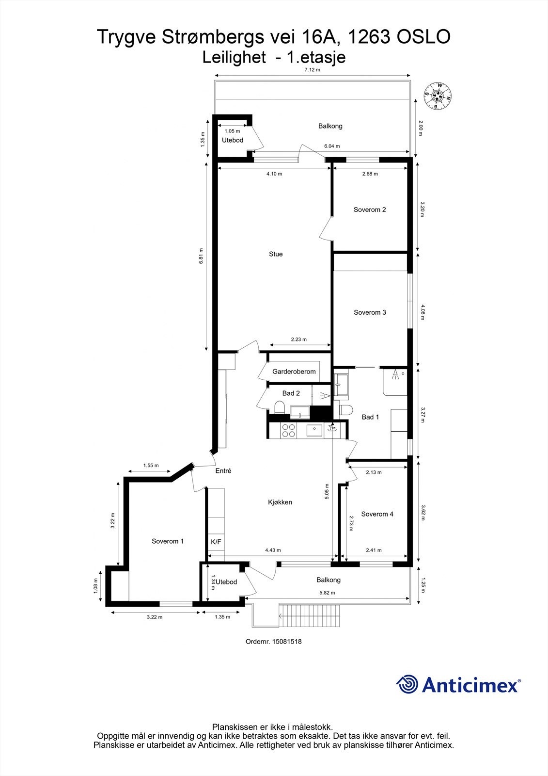 Plantegning Galleribilde
