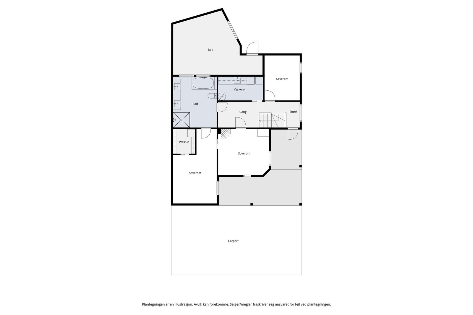 Plantegning Galleribilde