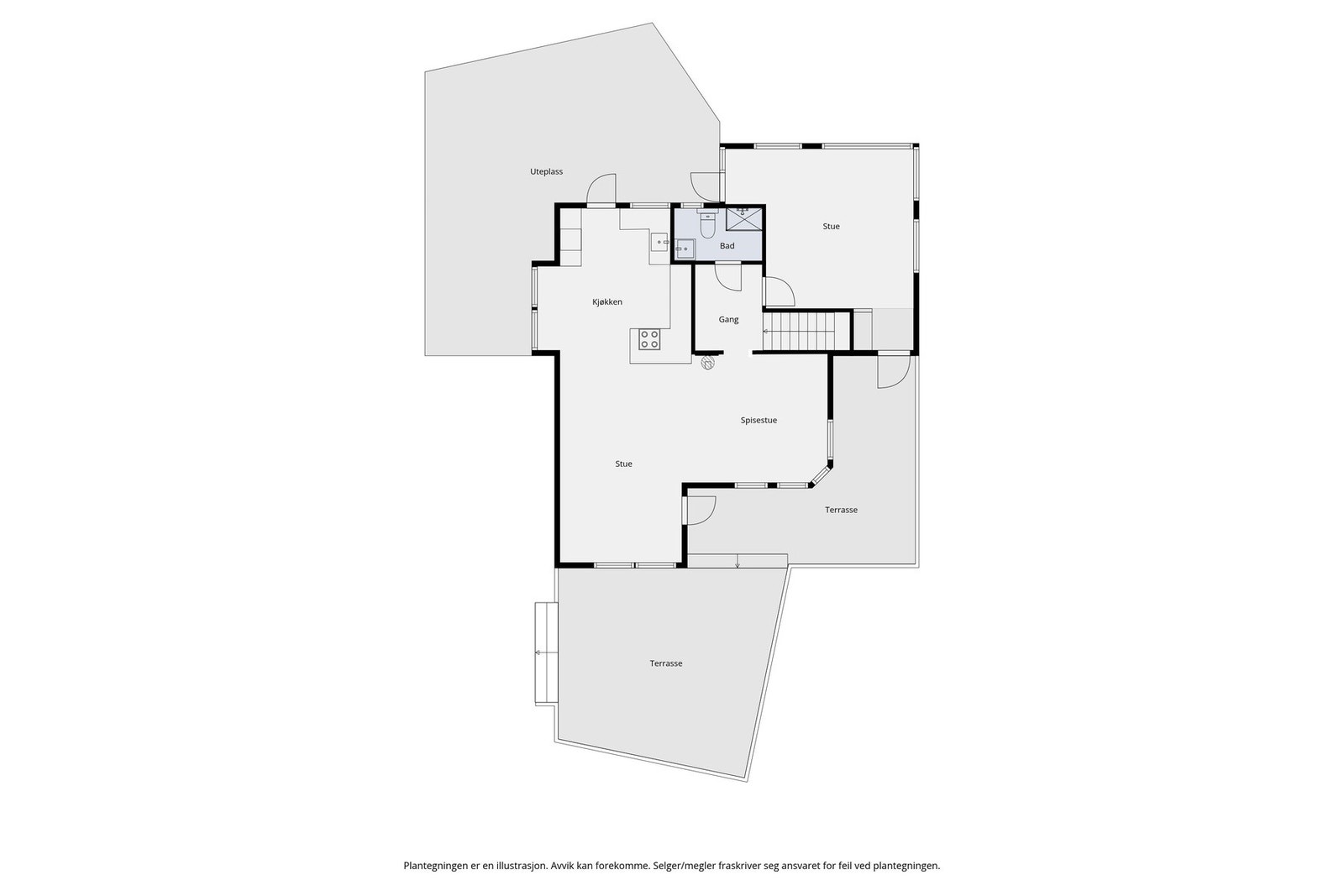 Plantegning Galleribilde