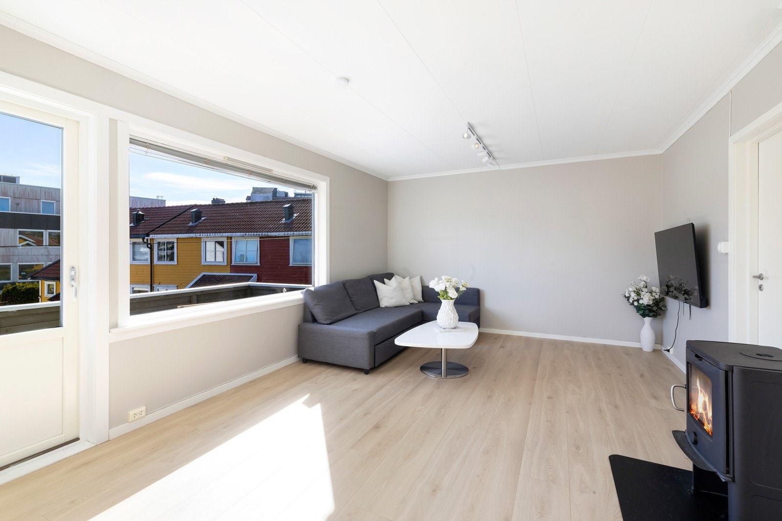 Stue med plass til sofagruppe Galleribilde