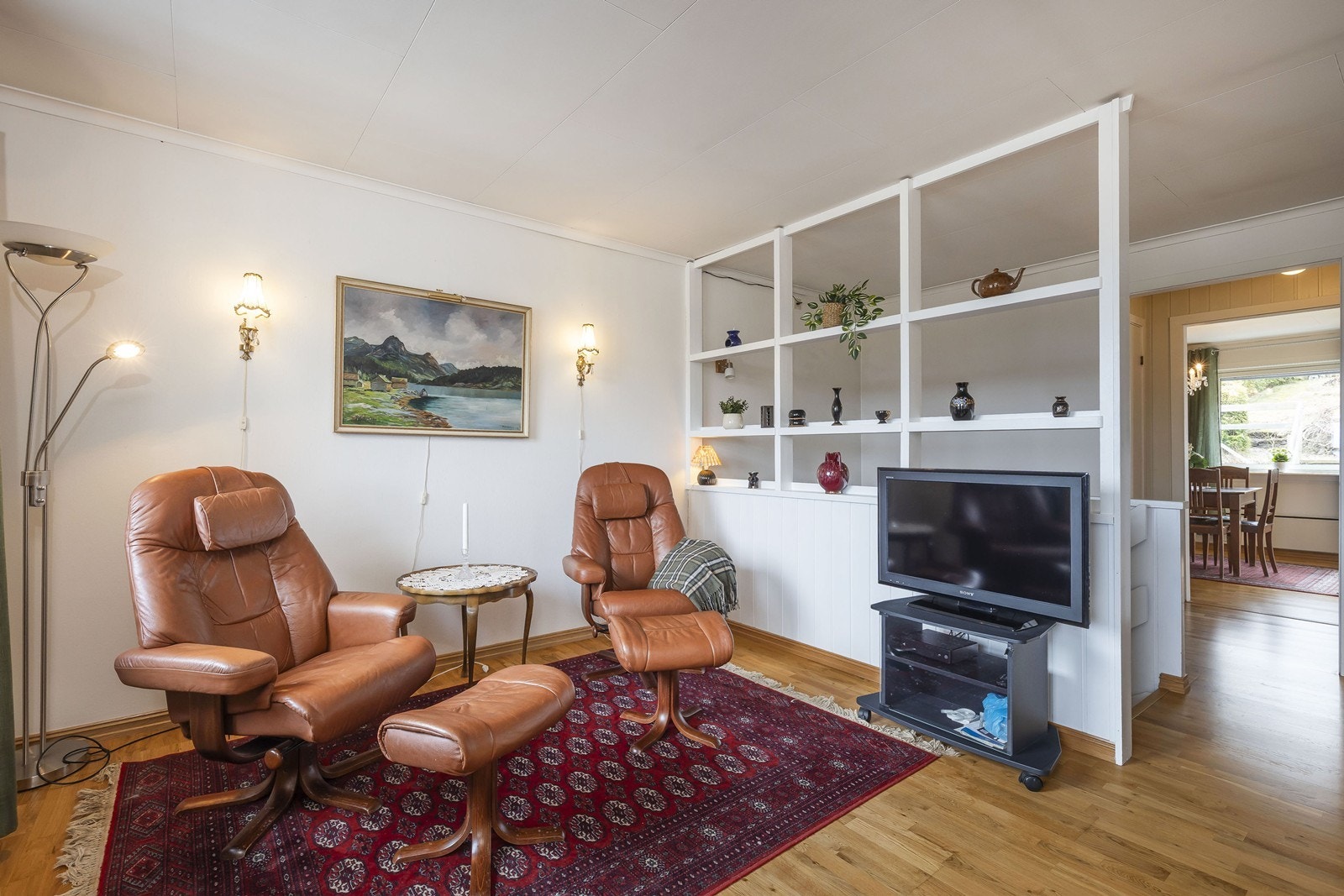 Hyggelig tv-krok. Galleribilde