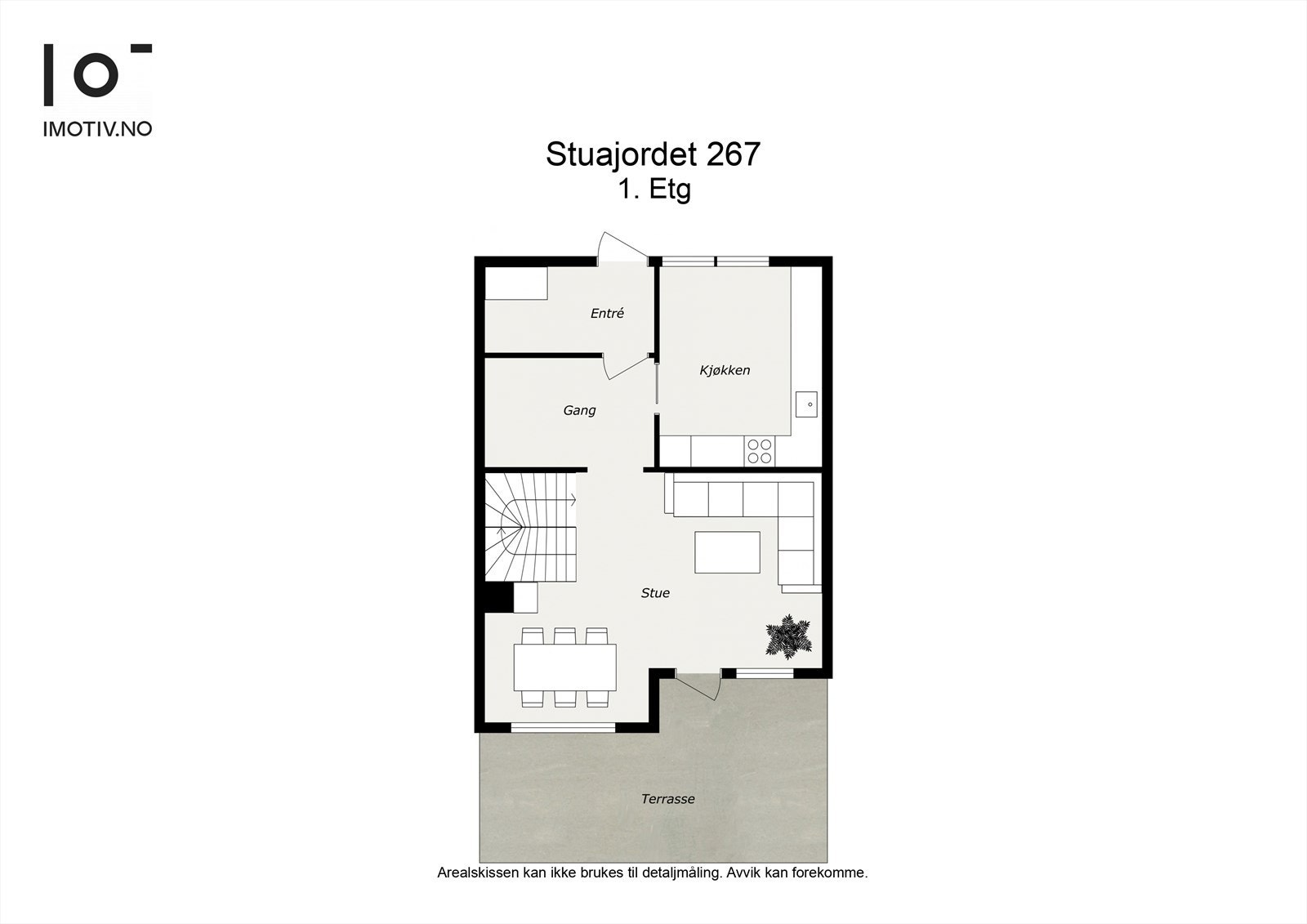 - Plantegning hovedplan- Galleribilde