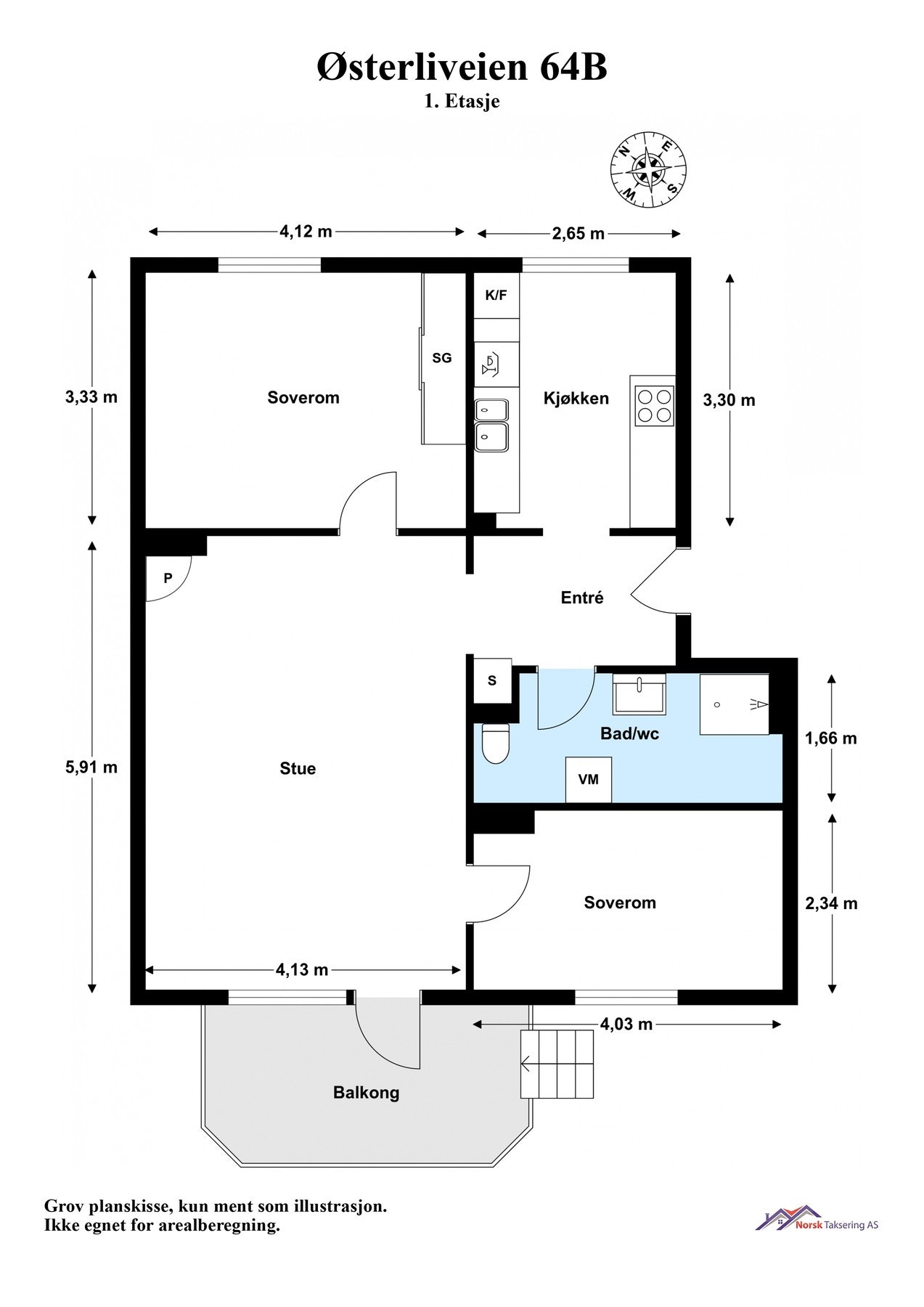 Planskisse Galleribilde