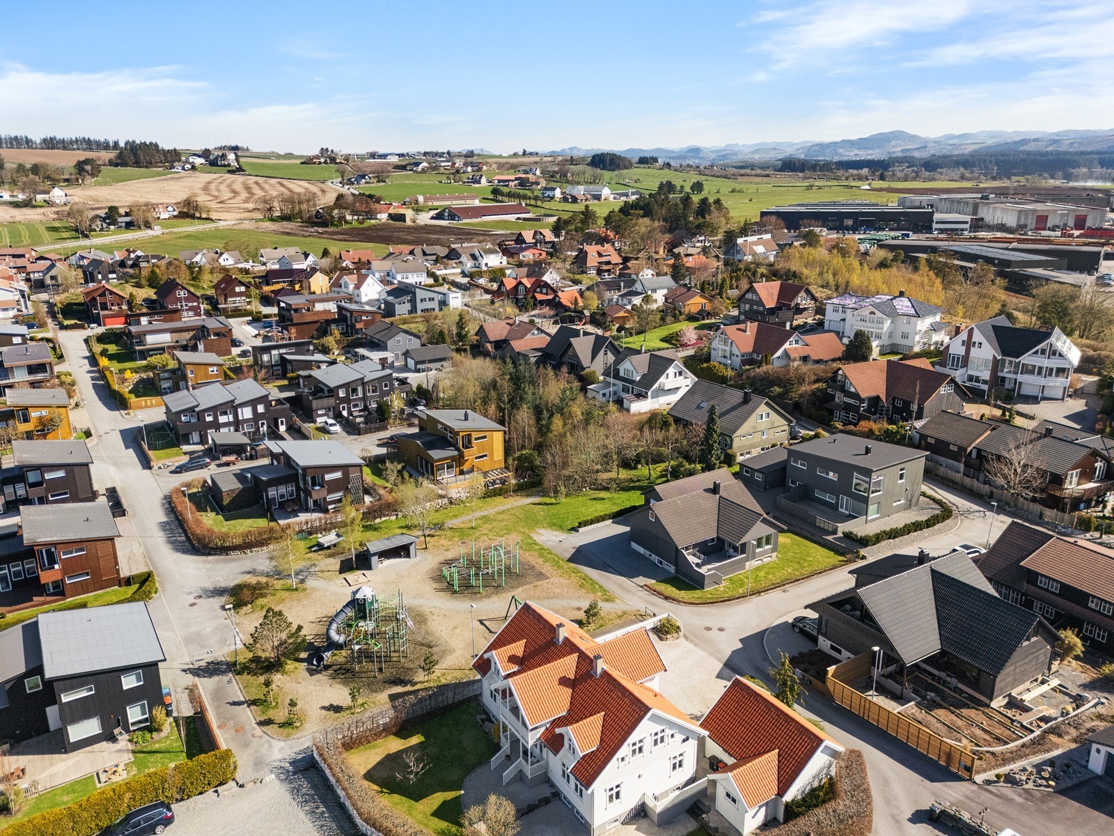 Dronebilde. Galleribilde