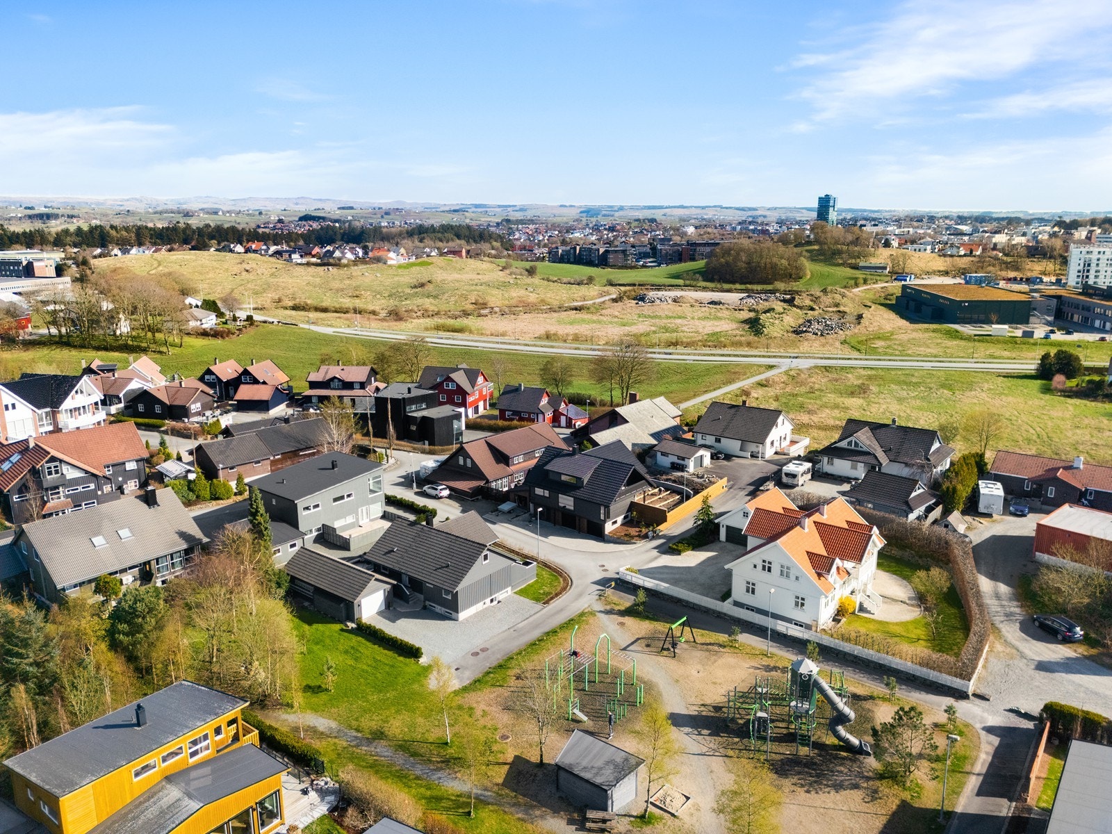 Dronebilde. Galleribilde