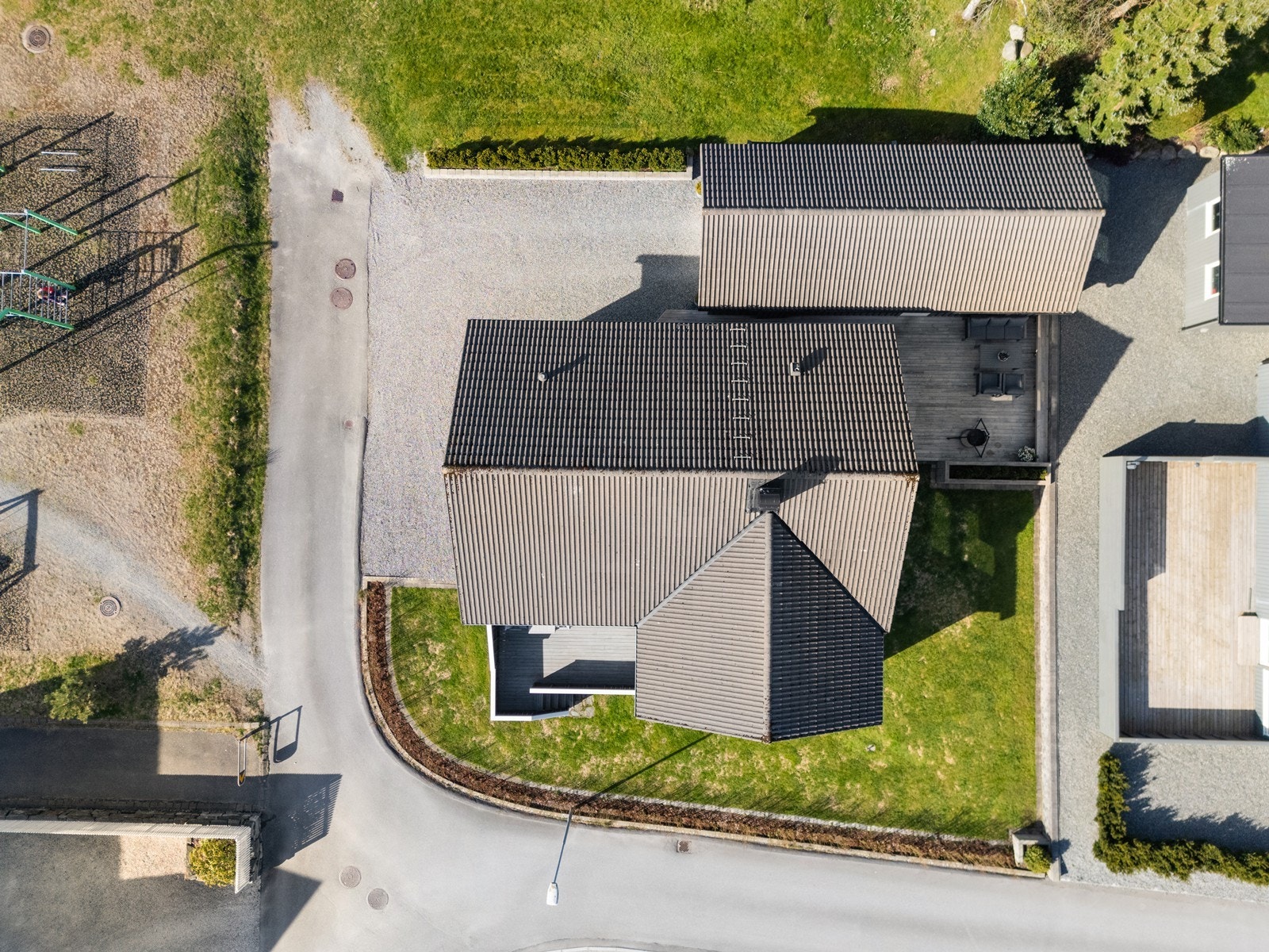 Dronebilde. Galleribilde
