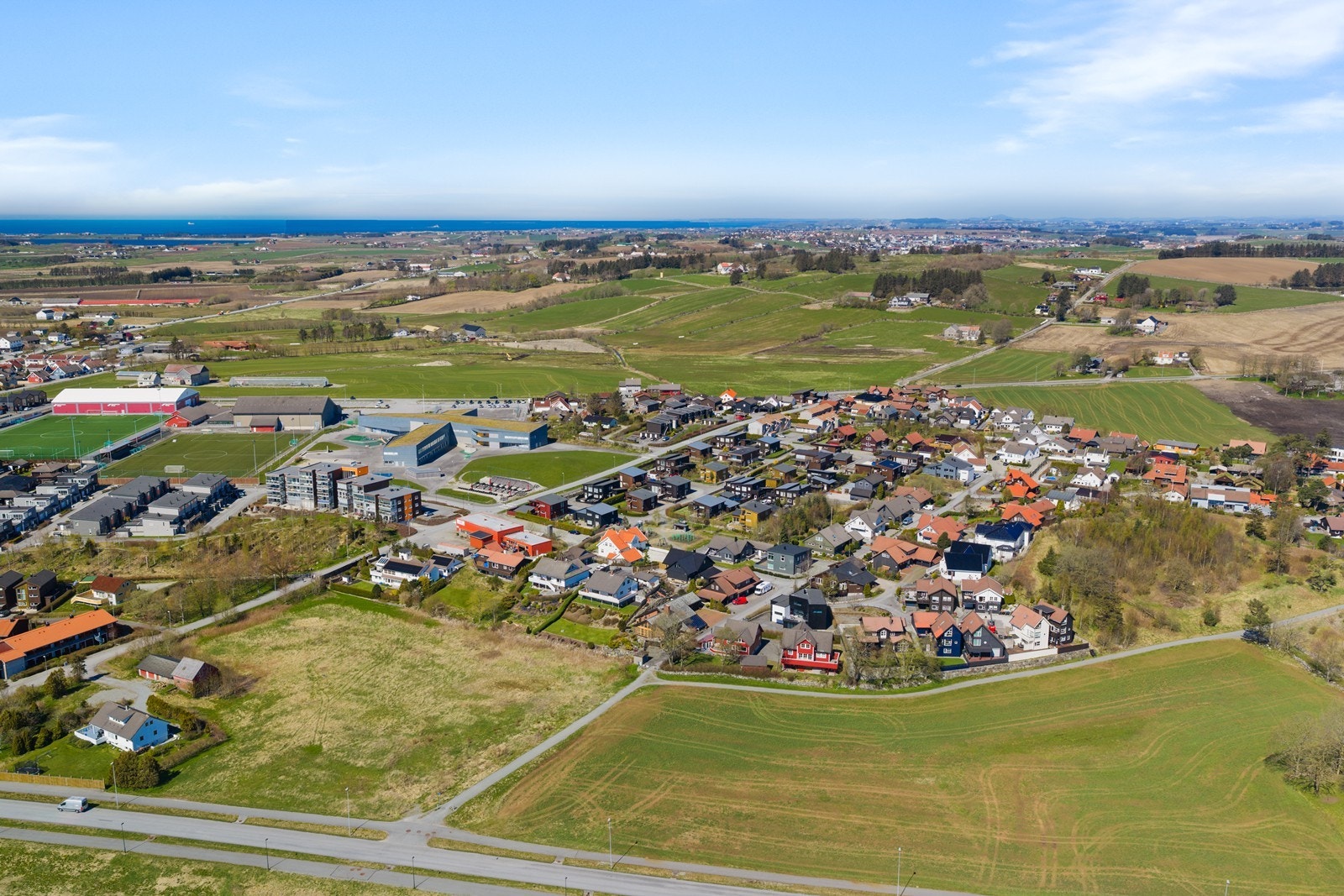 Dronebilde. Galleribilde