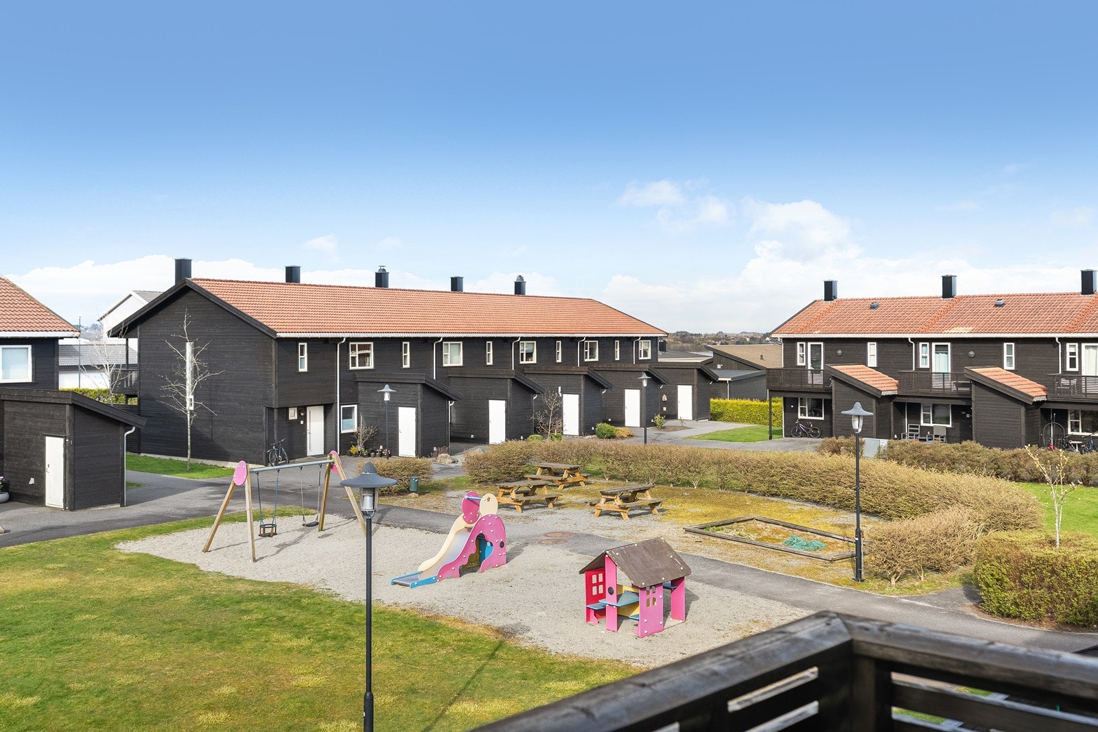 Utsikt fra balkong i 2. etasje Galleribilde