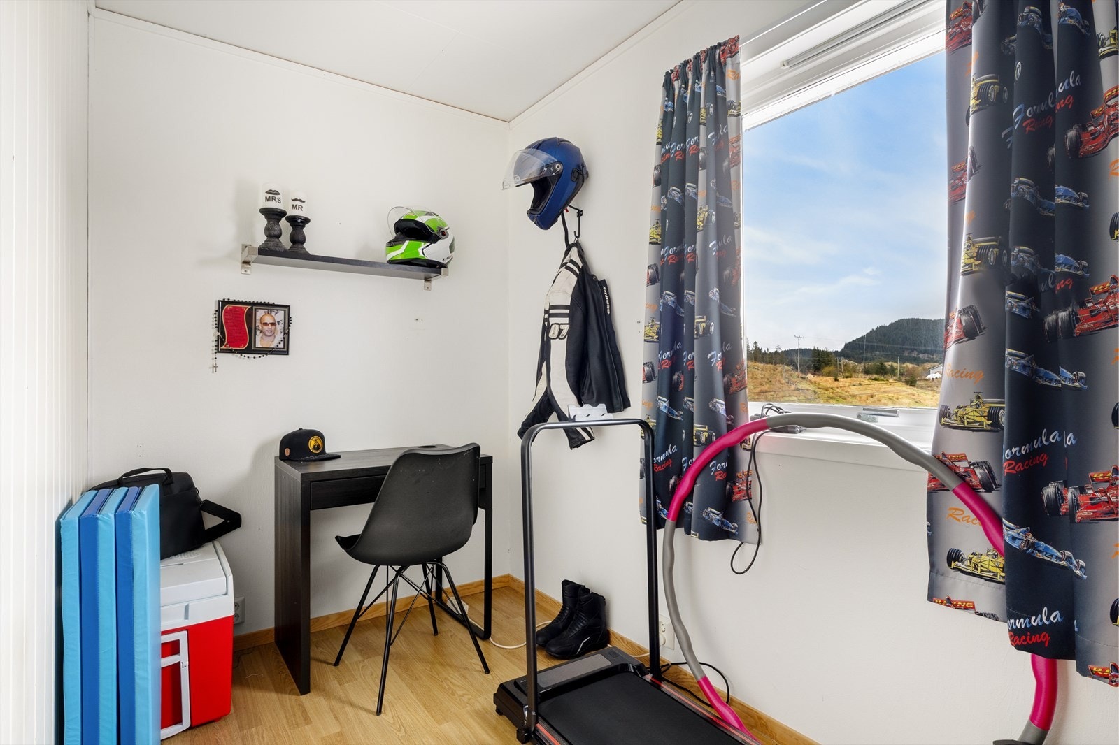 Rommet har et areal på 6,8 m²med fleksible bruksmuligheter. Galleribilde