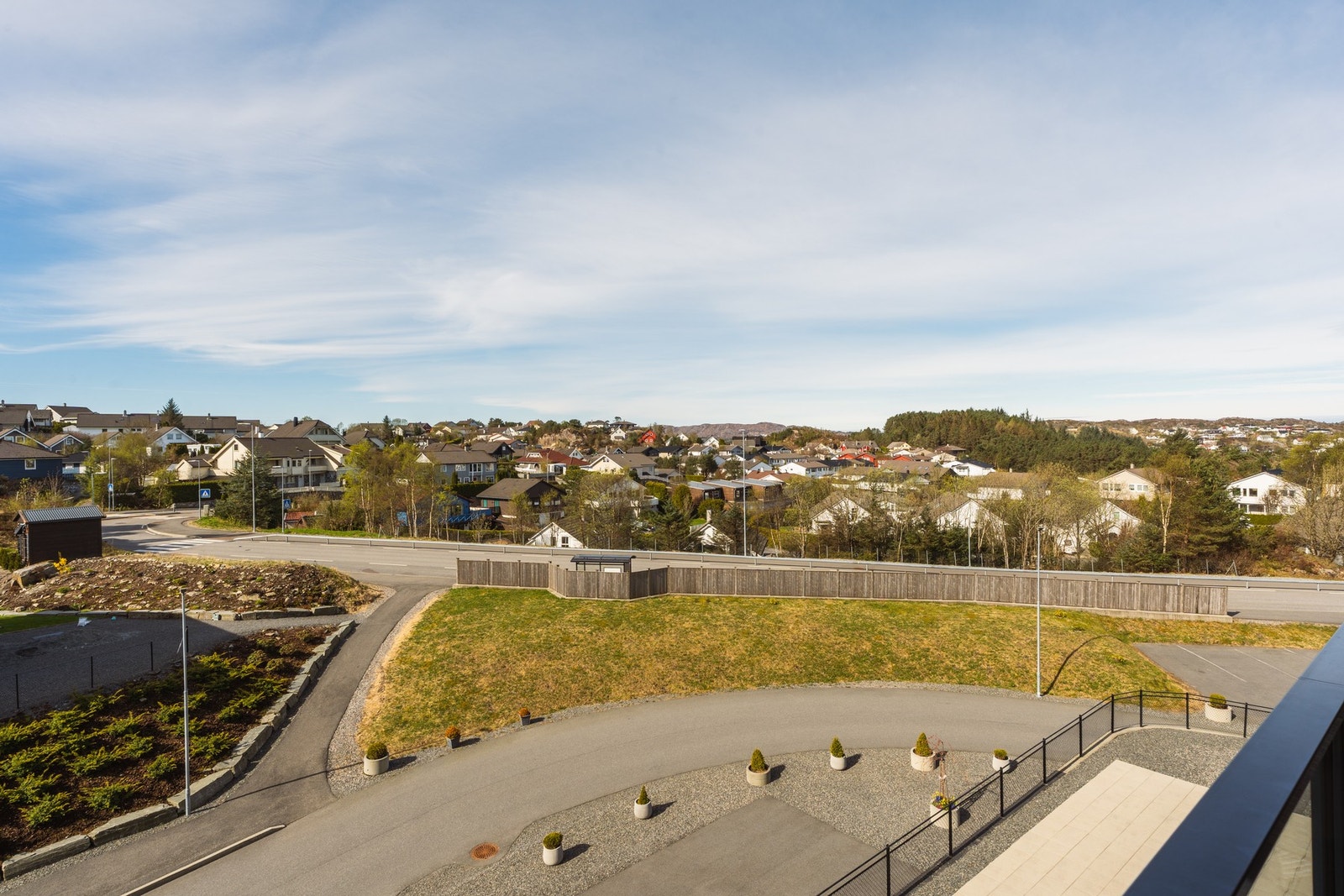 Flott utsikt fra balkongen. Galleribilde