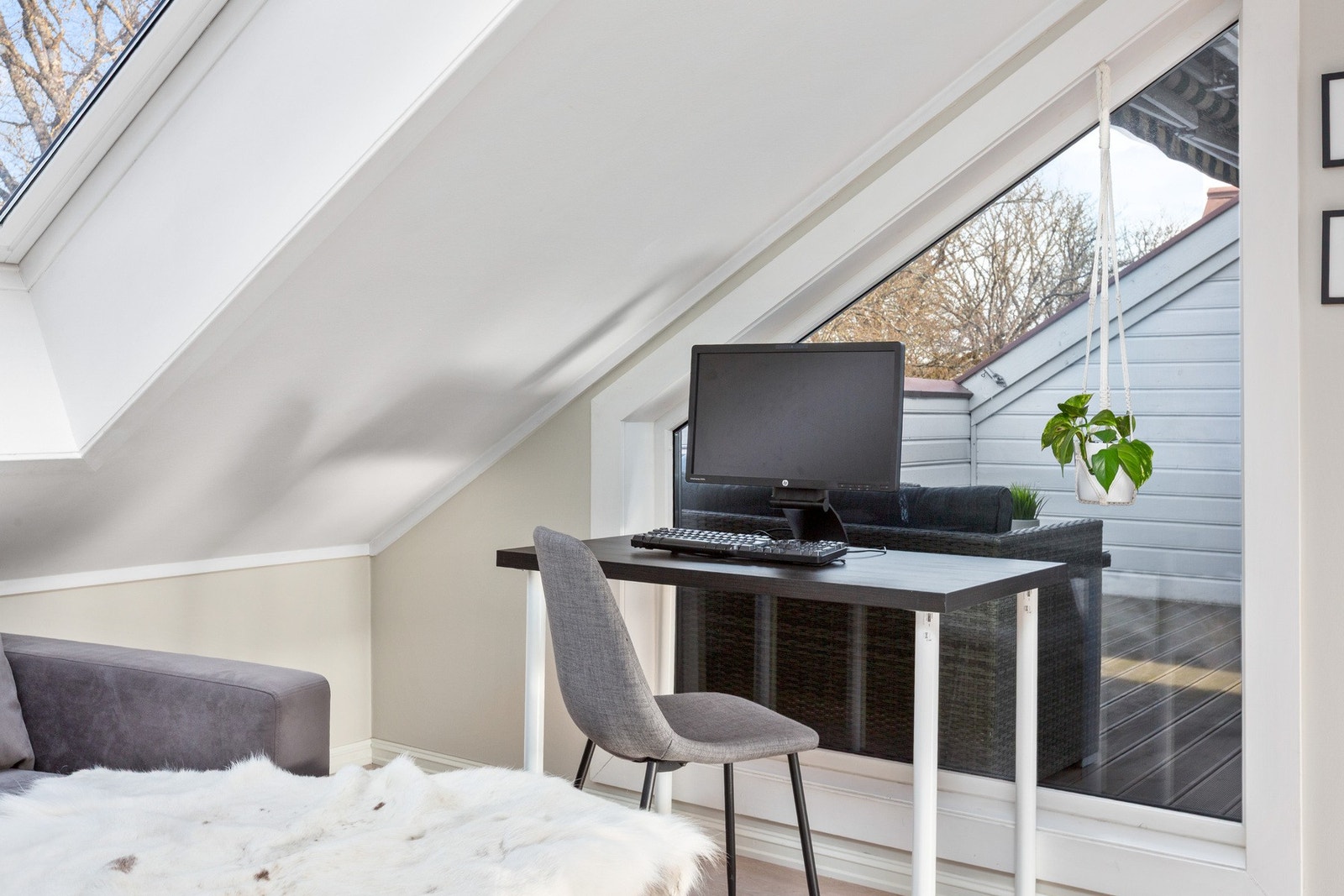 Sonen egner seg godt til TV-stue eller hjemmekontor. Galleribilde