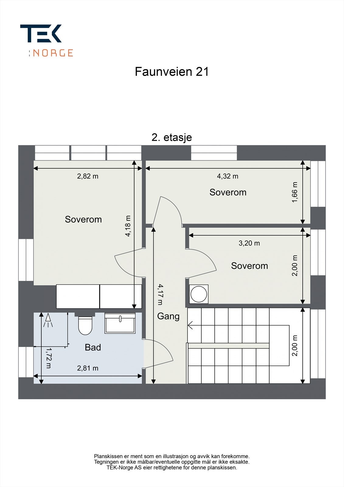 Plantegning 2. etasje. Galleribilde
