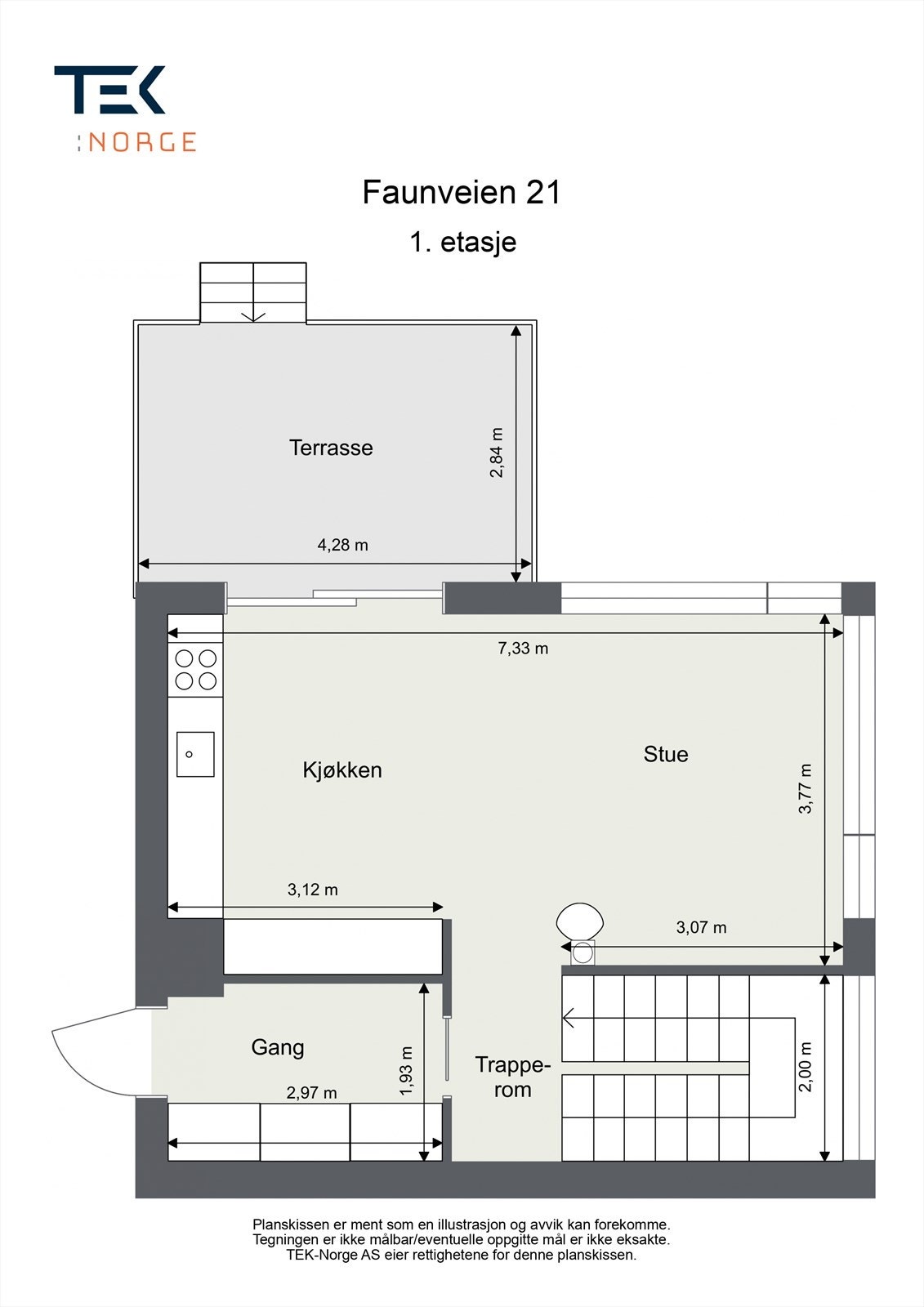 Plantegning 1. etasje. Galleribilde
