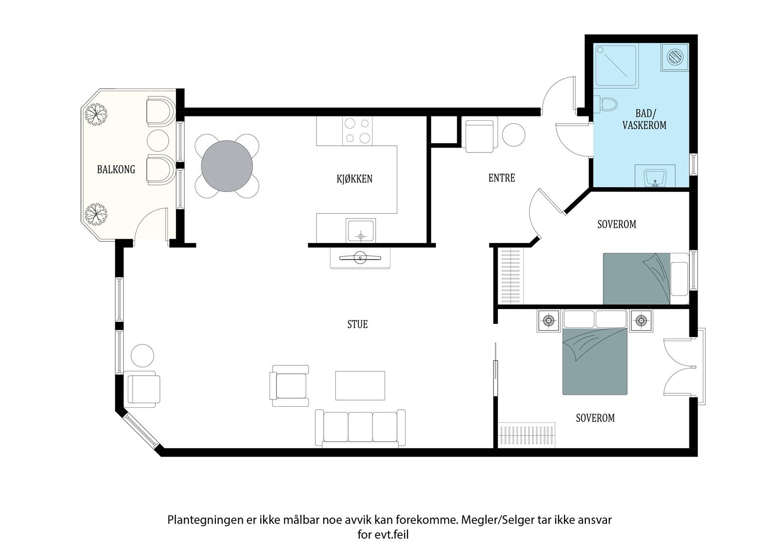 Plantegning Galleribilde