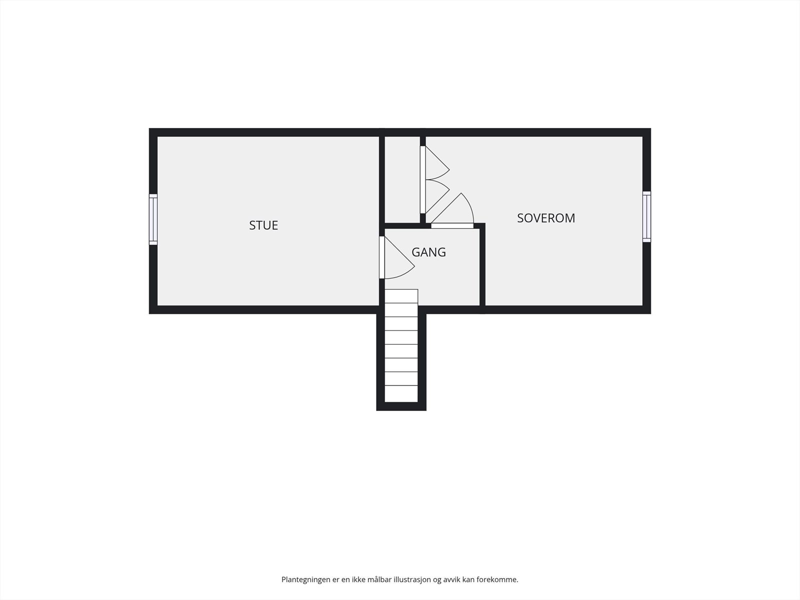 Plantegning loft. Galleribilde