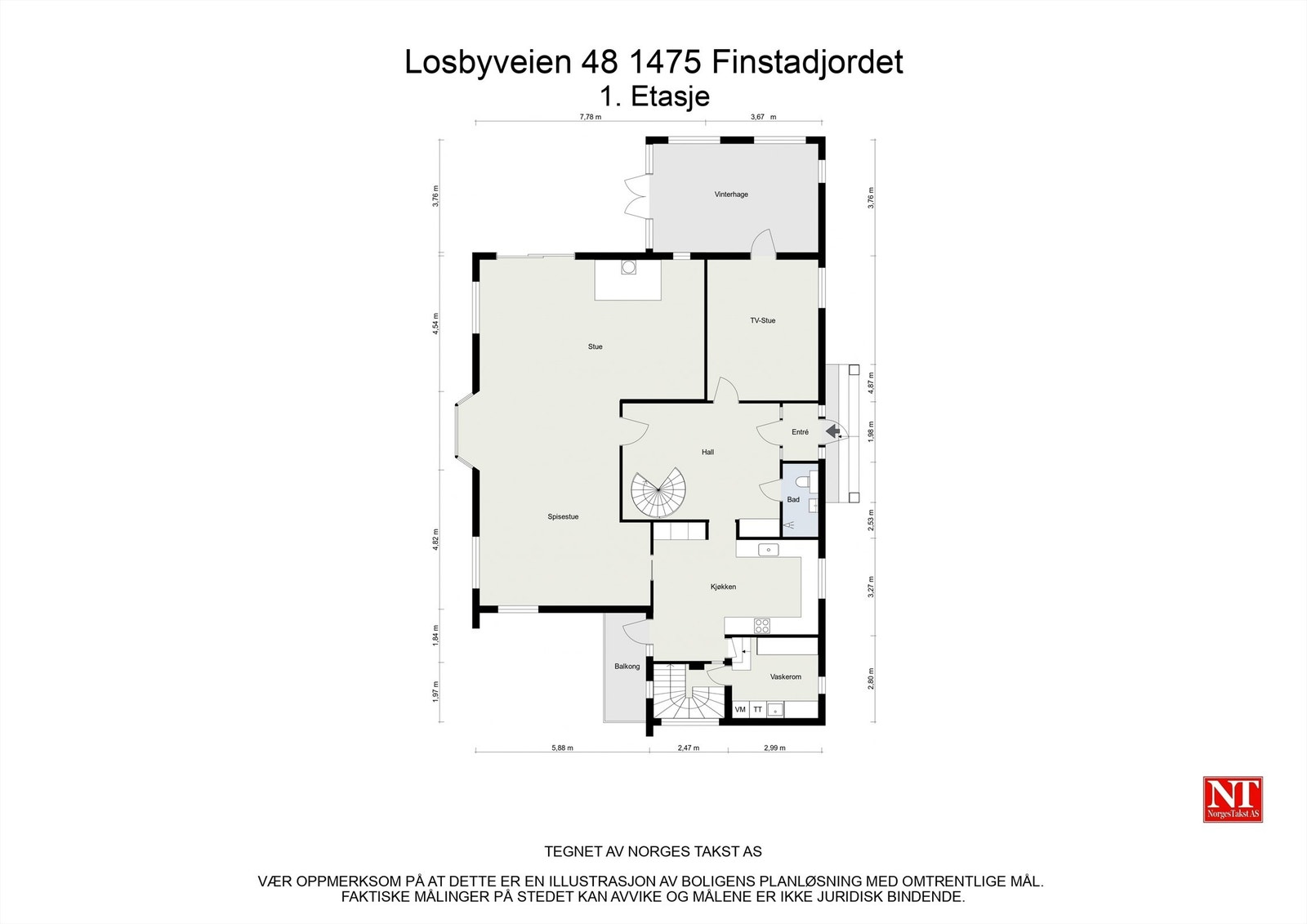 Losbyveien 48 1475 Finstadjordet - 2D - 1. Etasje Galleribilde