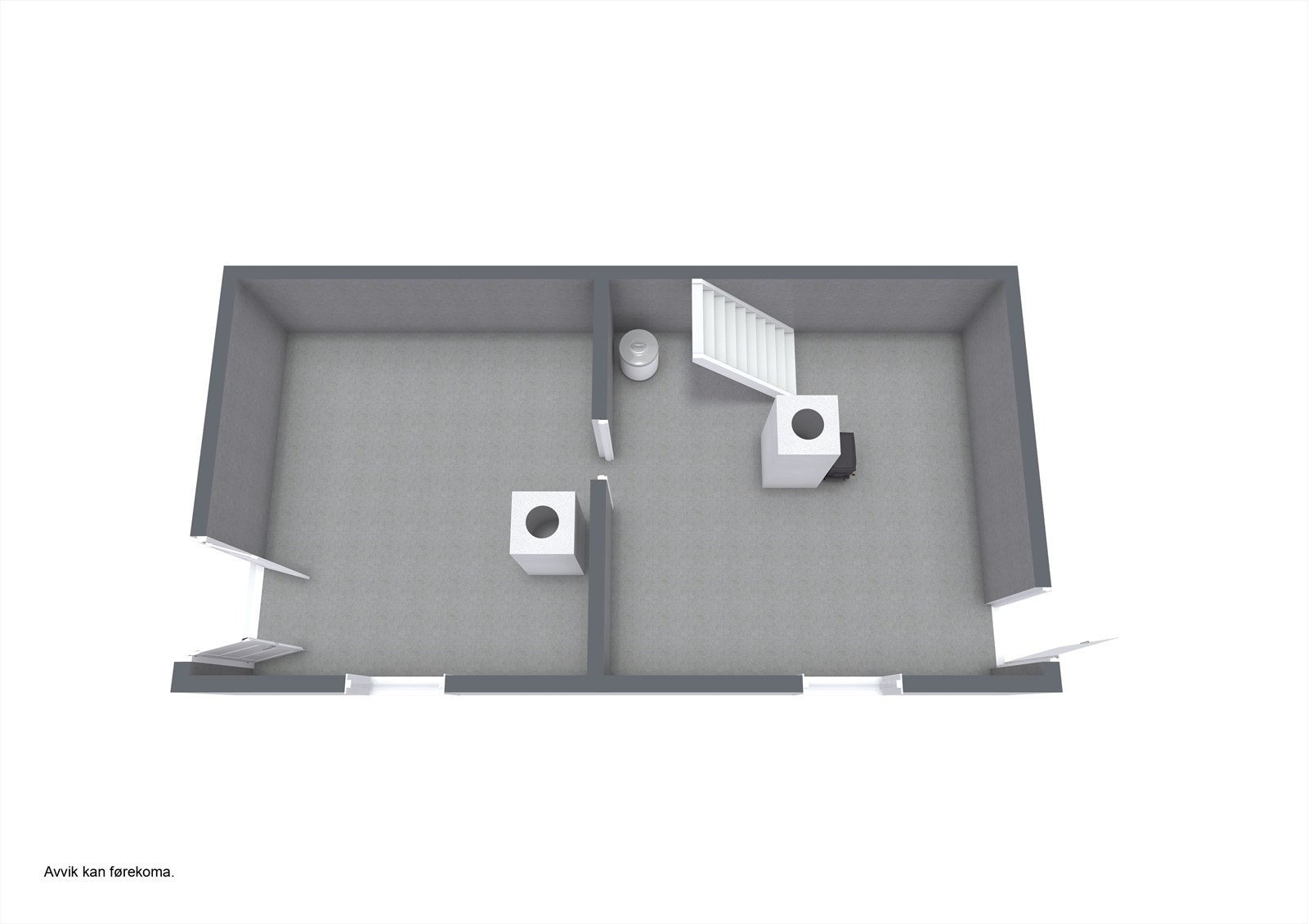 Planteikning 3D Kjellar Våningshus Galleribilde