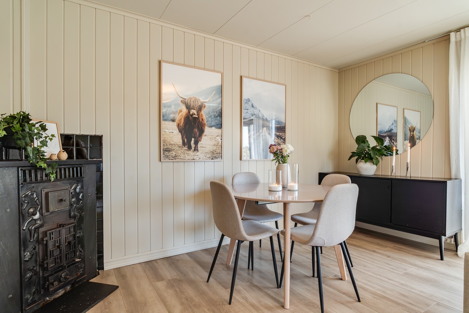 Et hyggelig sted for både daglige måltider og sosiale sammenkomster. Galleribilde