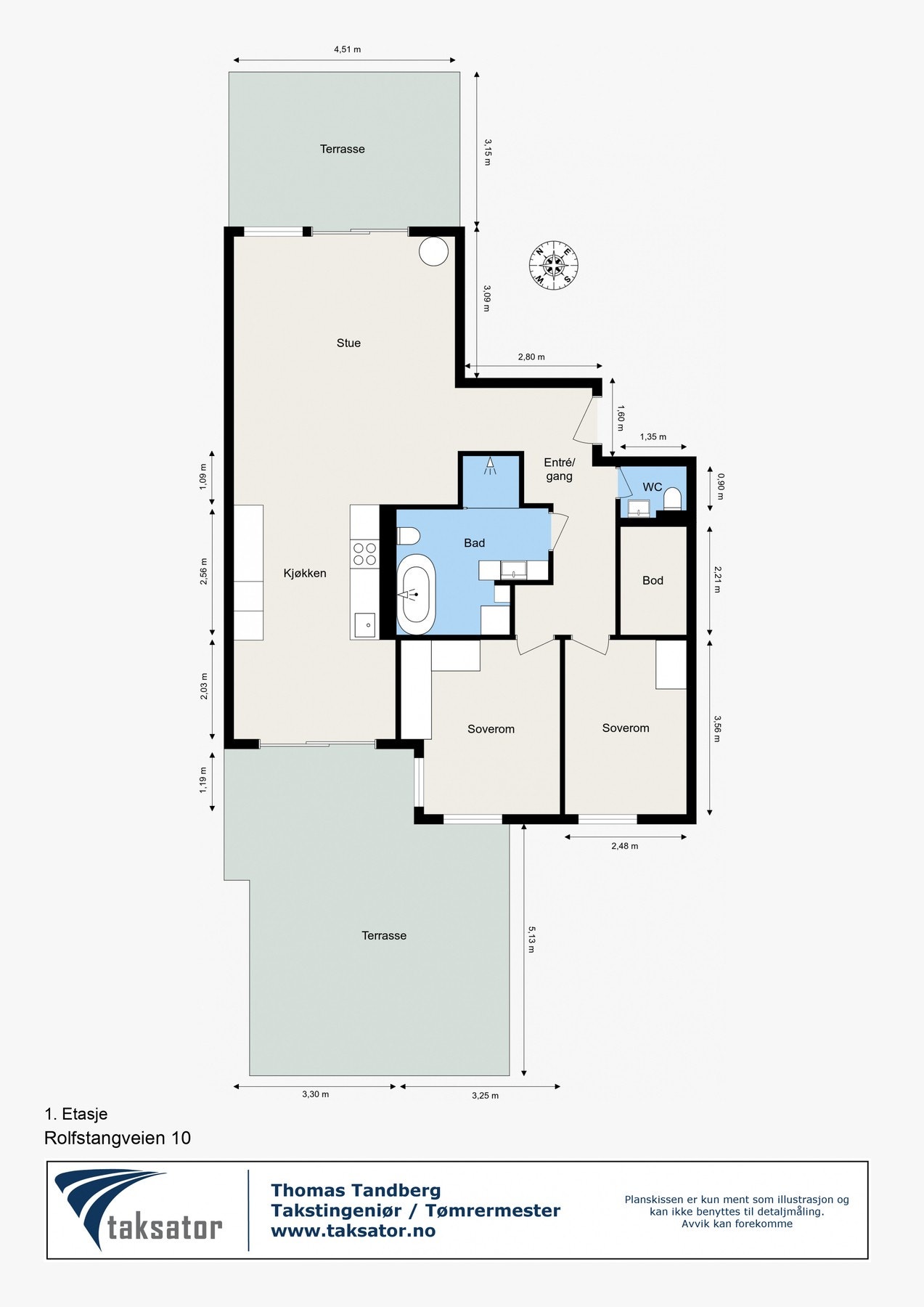 Planskisse. Galleribilde