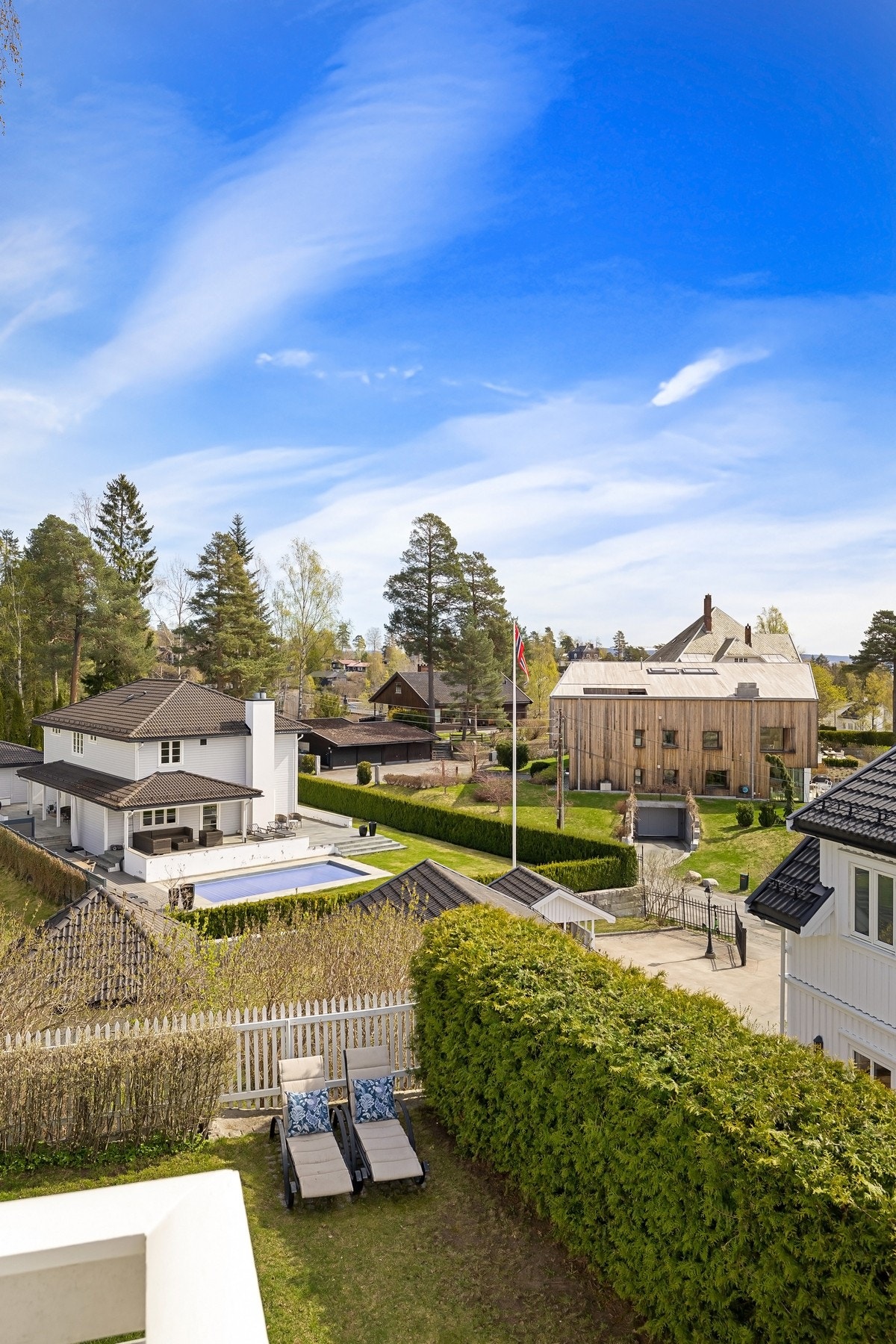 Utsikt balkong. Galleribilde
