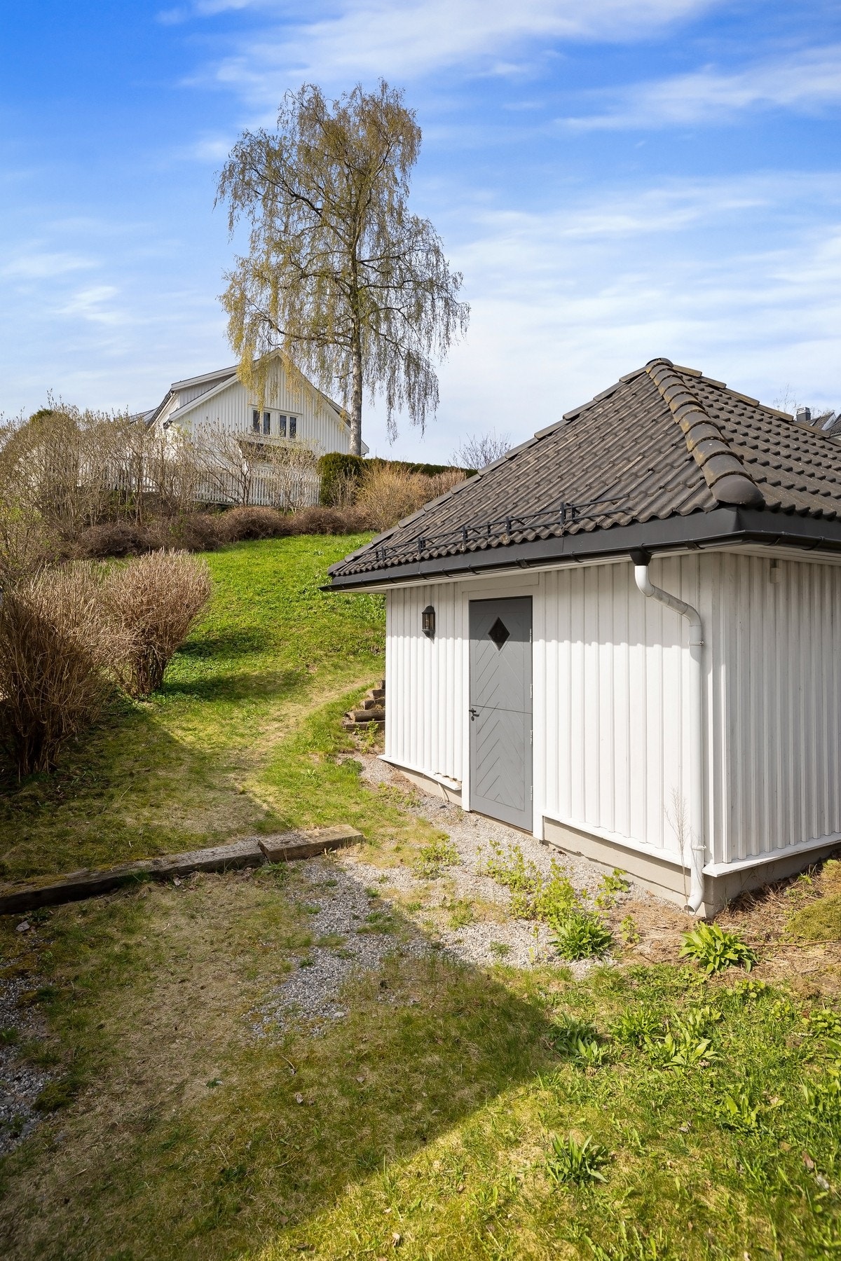 Boligen disponerer også en privat bod i felles frittstående sportsbod/smørebod, tilhørende sameiet. Galleribilde