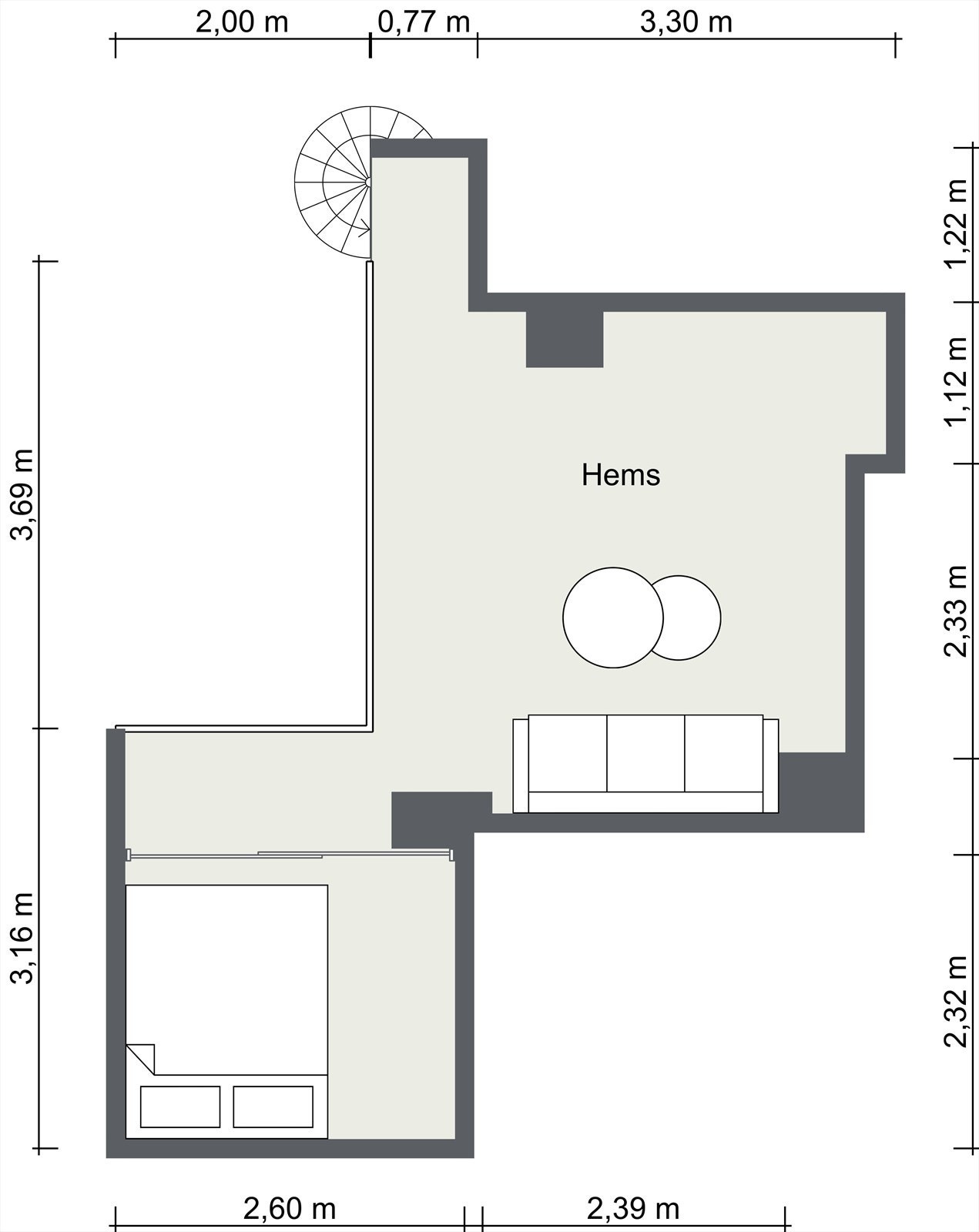 Plategning - Hems. Galleribilde