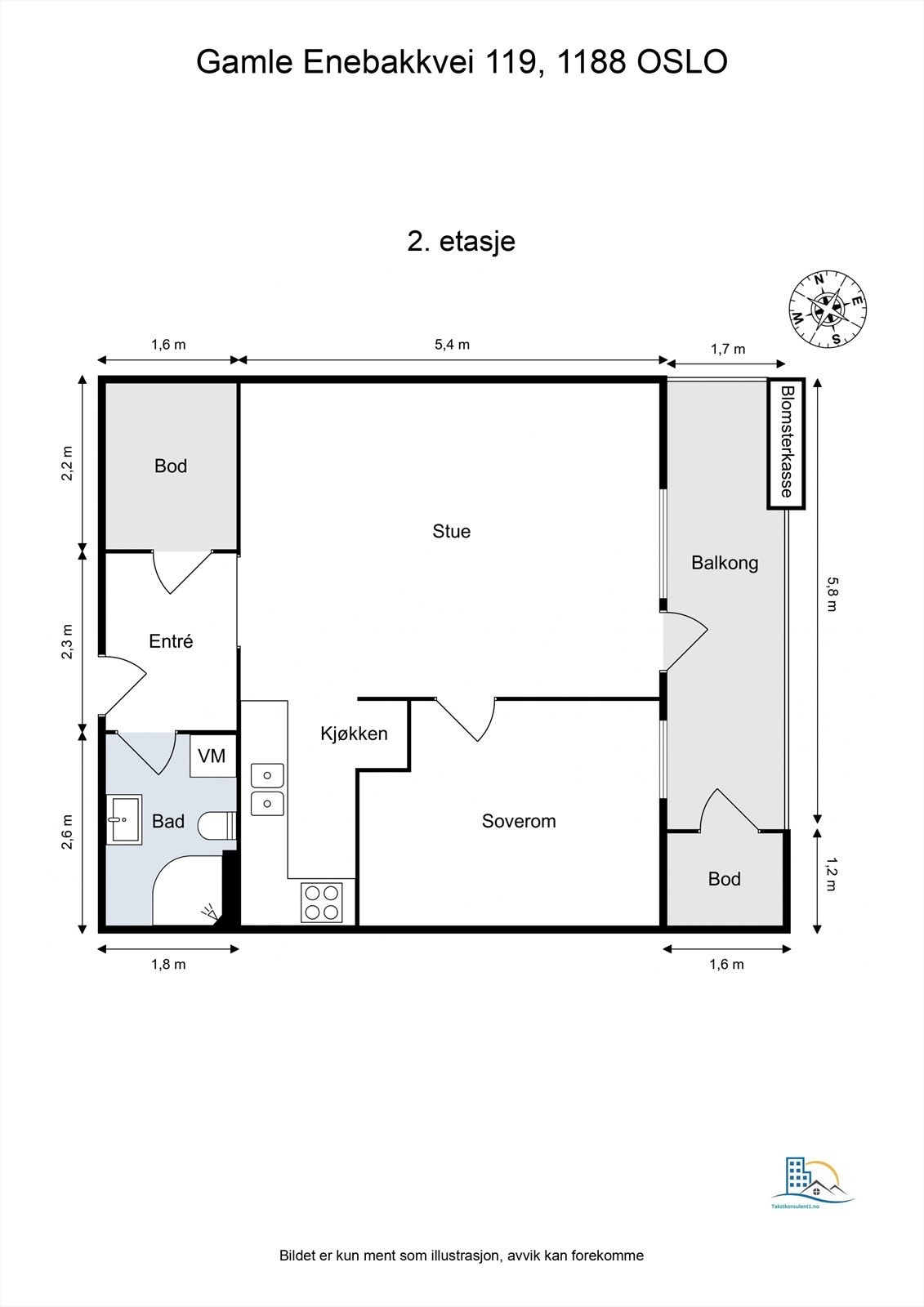 Plantegning Galleribilde