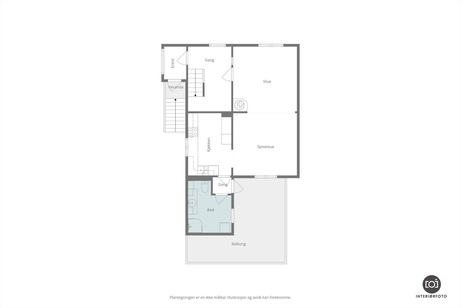 Plantegning Galleribilde