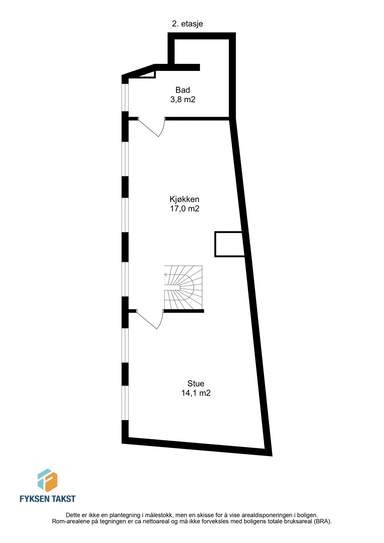 Planskisse 2.etg Galleribilde