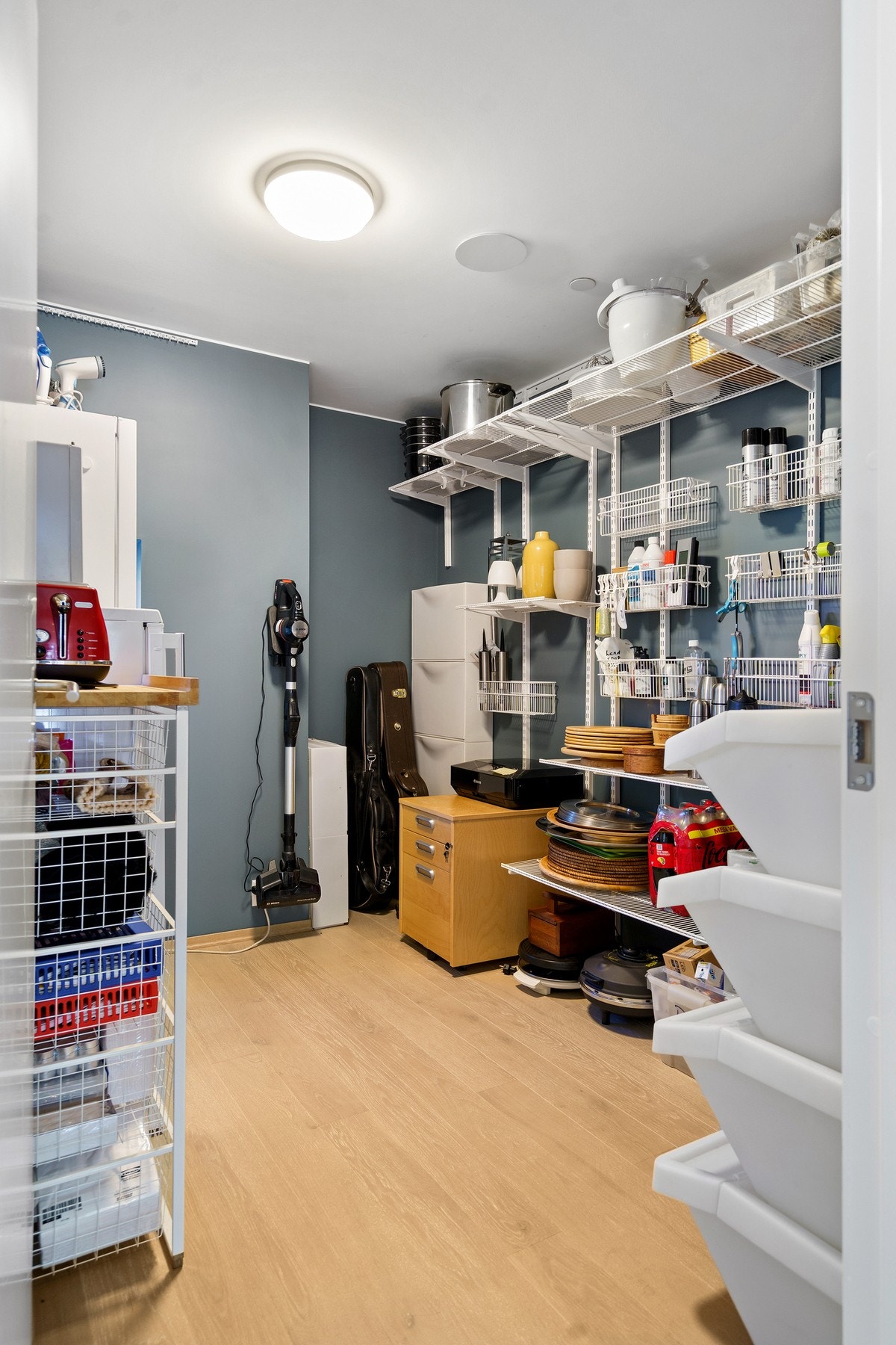Soverom som idag brukes som matbod Galleribilde