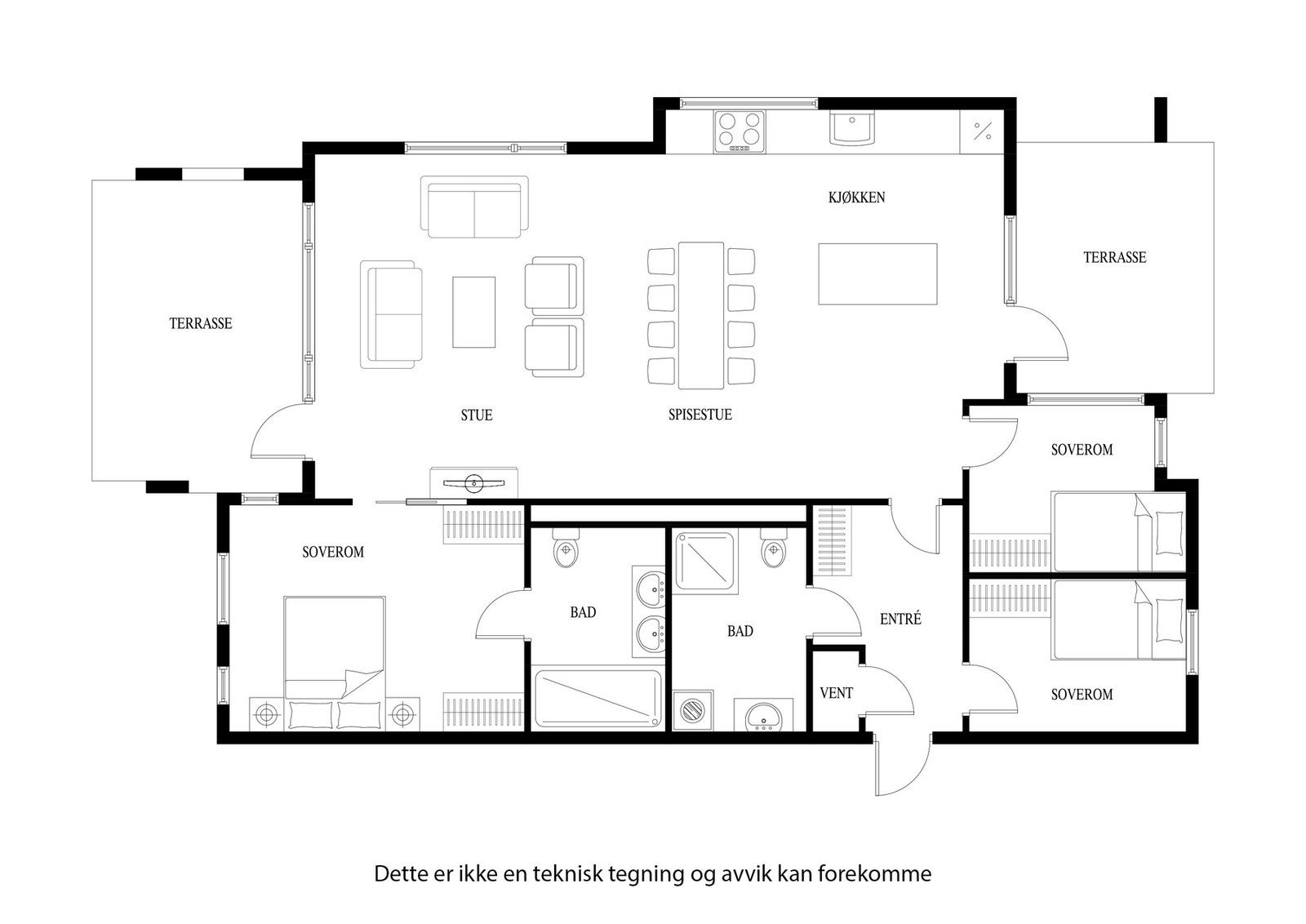 Plantegning Galleribilde