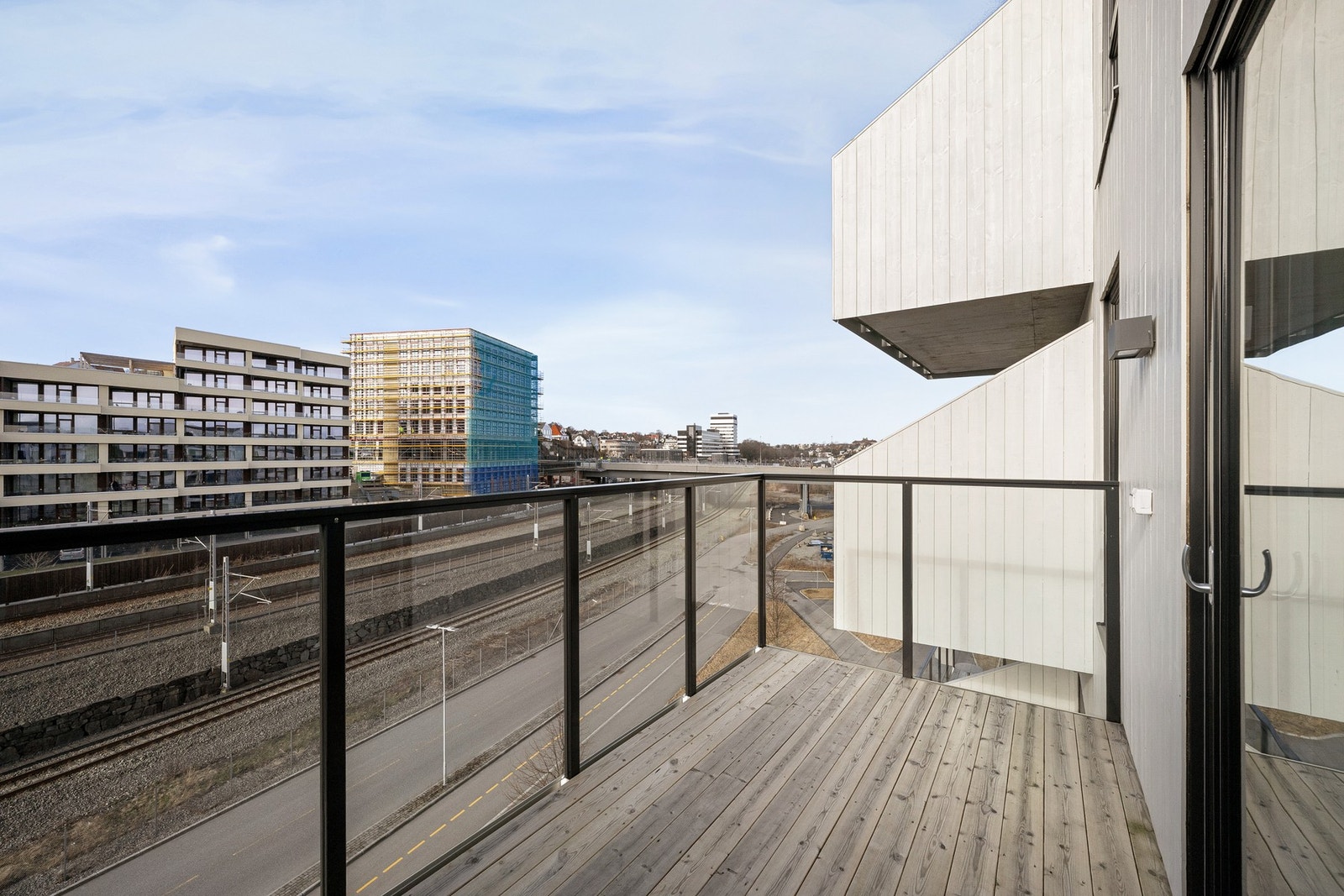 Balkong mot vest Galleribilde