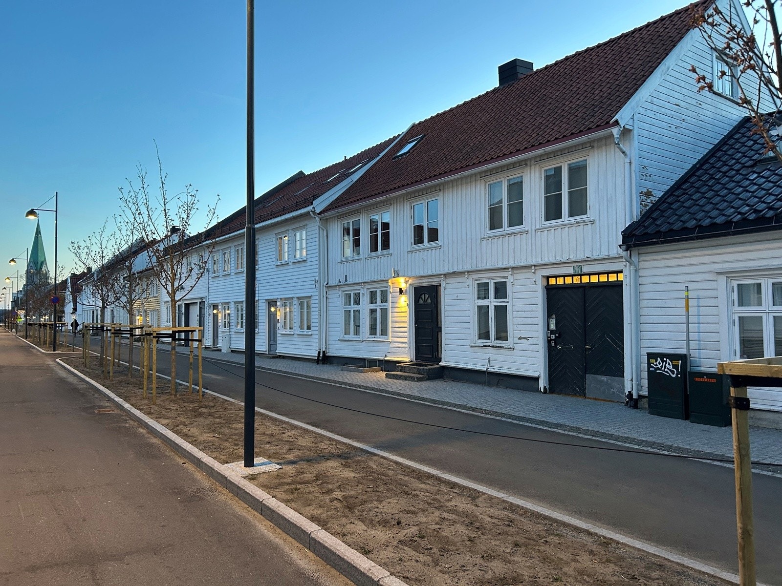 Frontbygget til sameiet ligger i vakre Rådhusgata, kun et par kvartaler fra Torvet. Galleribilde